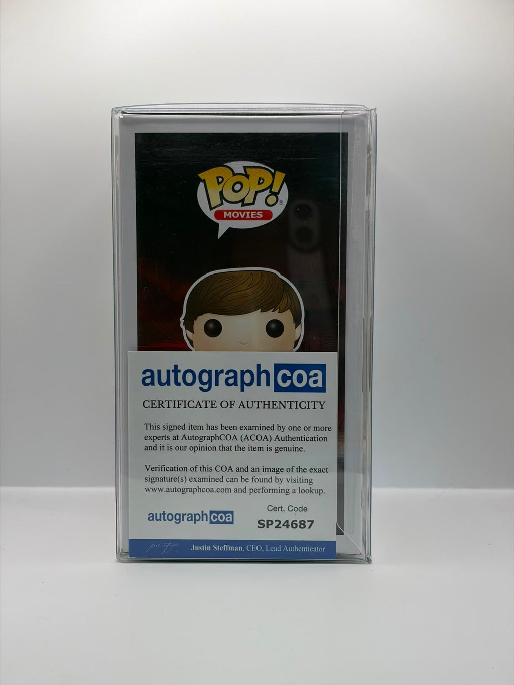 Funko Pop! Movies IT Ben Hanscom Glow in the Dark Vinyl Figure #538 Autographed