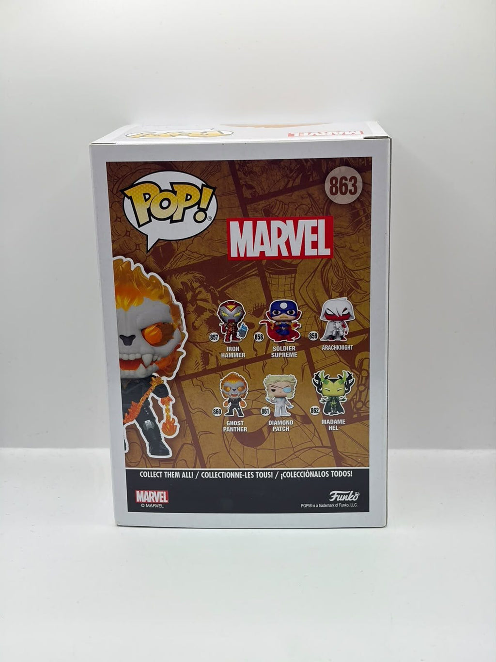 Funko Pop! Marvel Ghost Panther #863 Infinity Warps Glow in the Dark