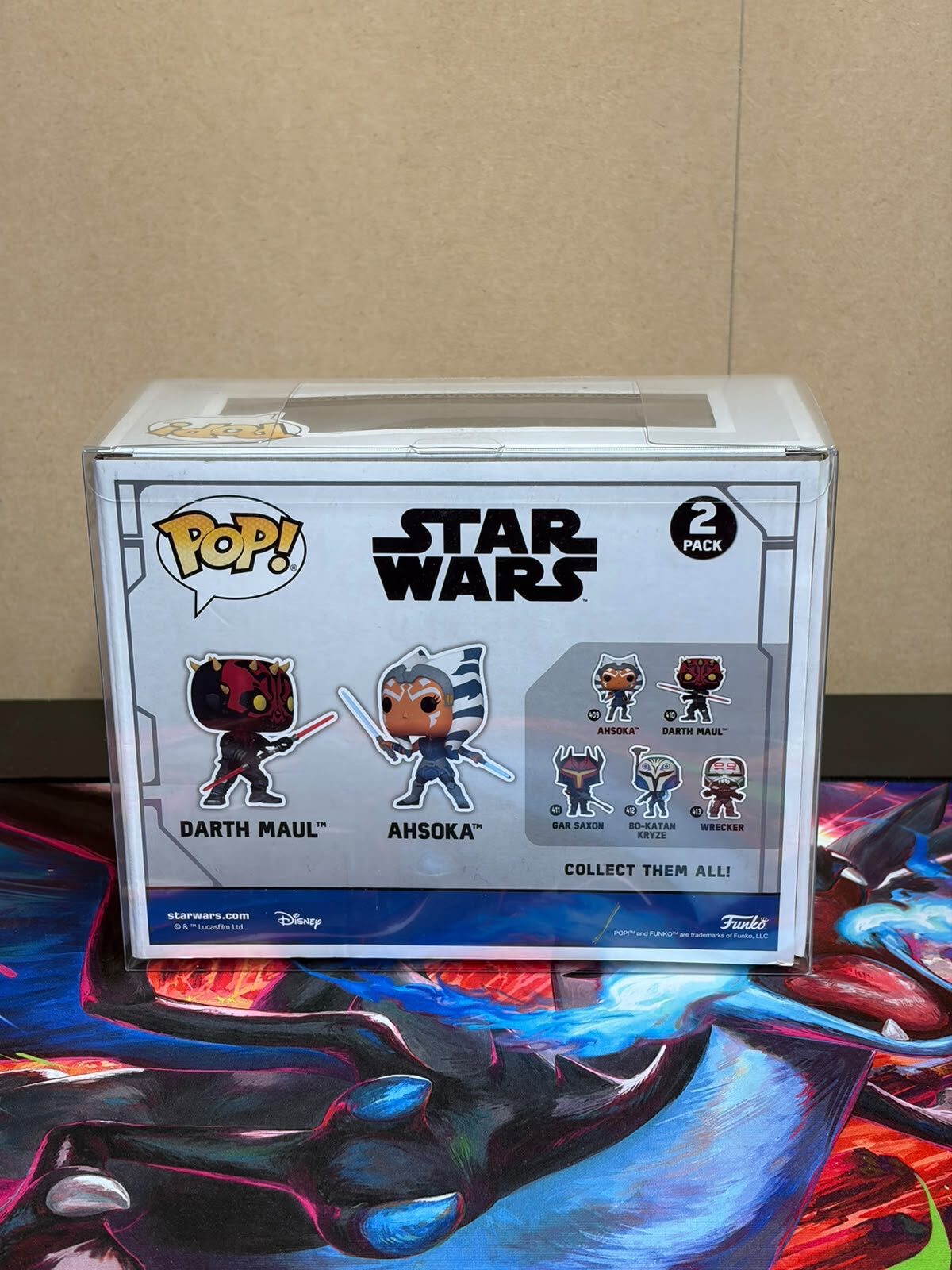 Funko Pop! Star Wars Darth Maul vs. Ahsoka 2-Pack