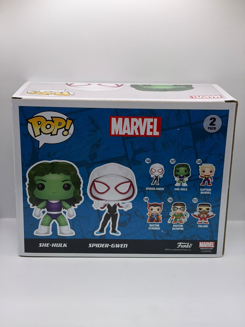 Funko Pop! Marvel She-Hulk & Spider-Gwen 2-Pack Vinyl Figures