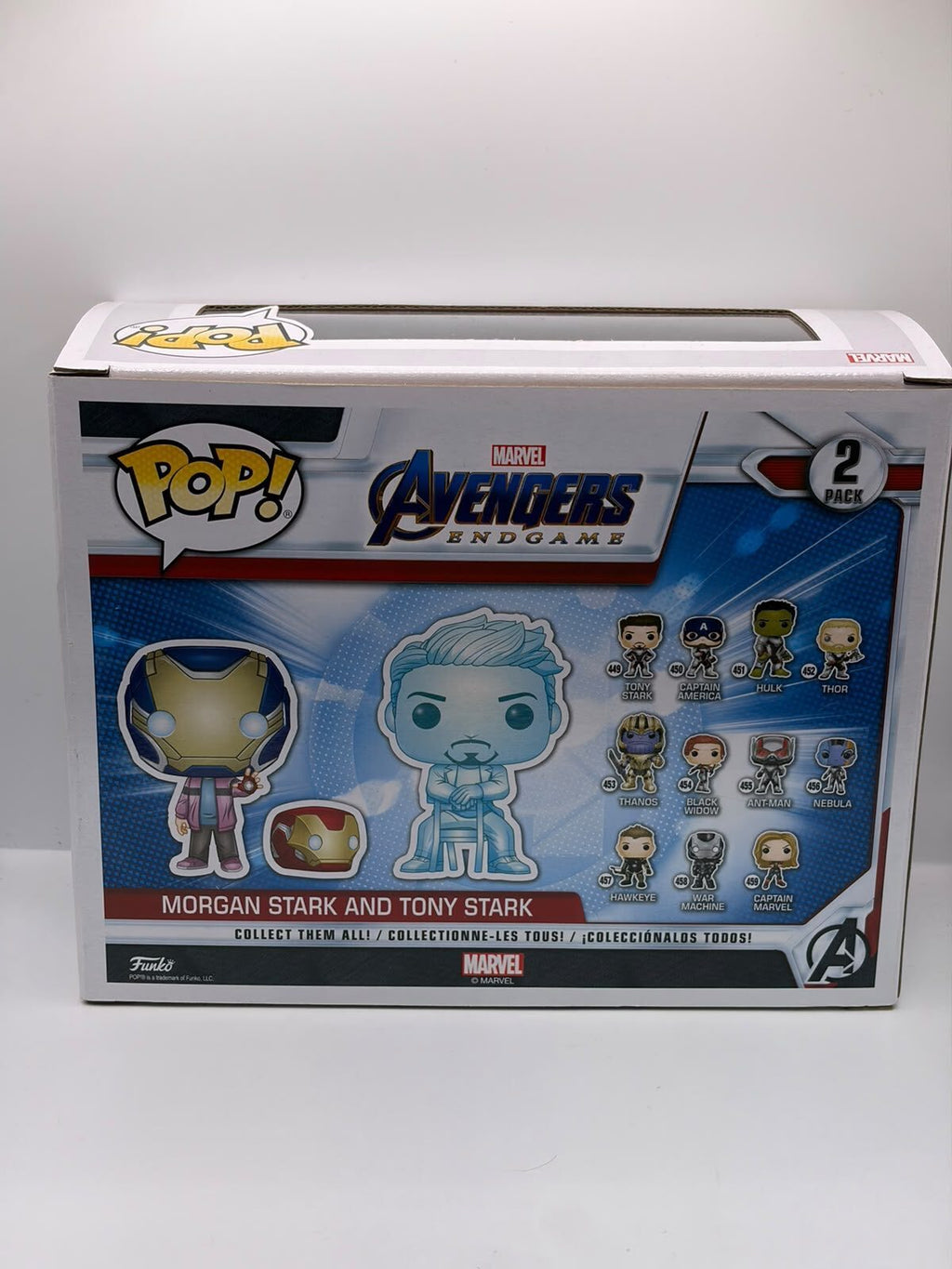 Funko Pop! Marvel Avengers: Endgame Morgan Stark & Tony Stark 2-Pack