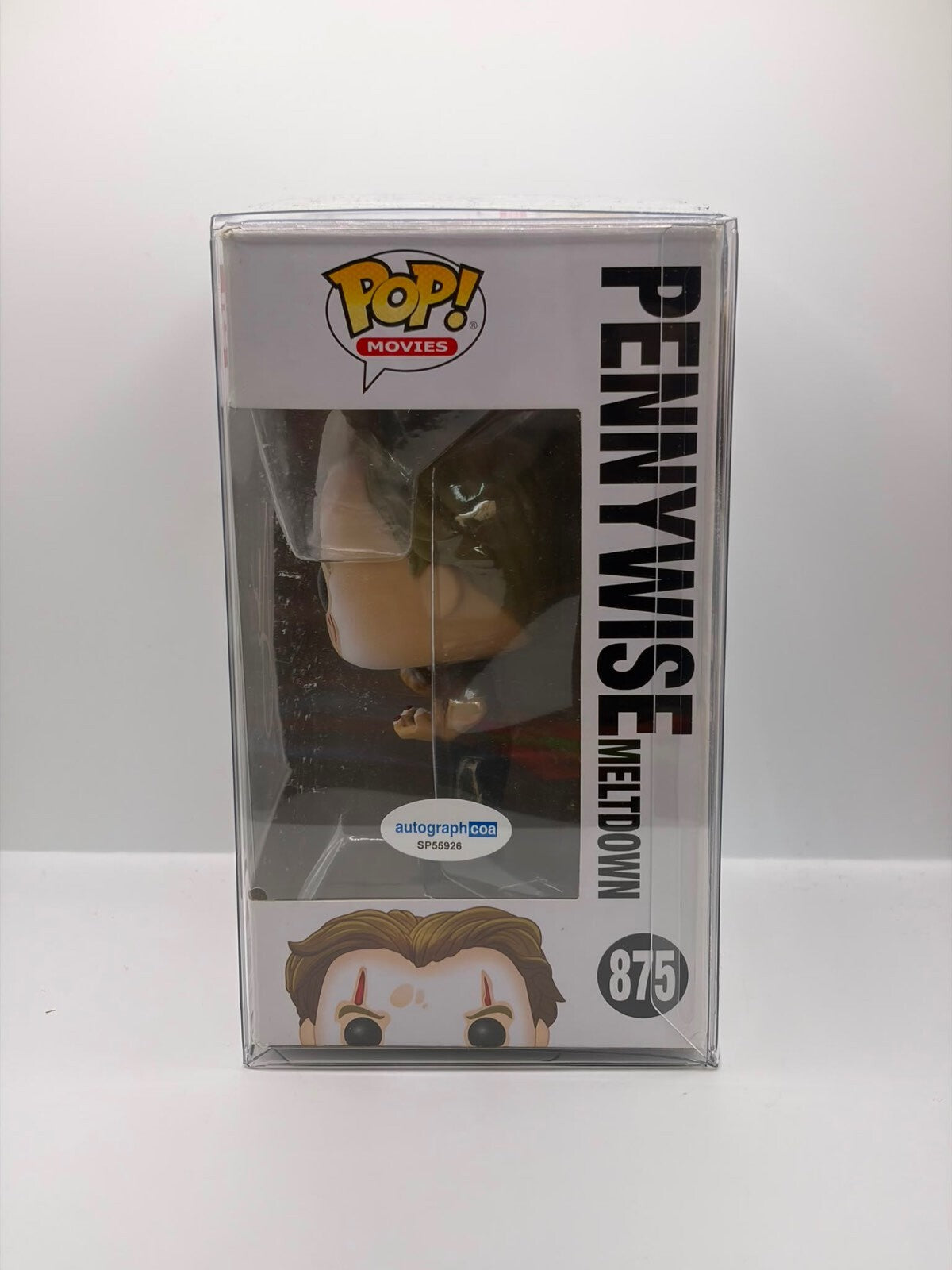 Funko Pop! Movies Pennywise Meltdown Vinyl Figure #875 Signed by Jaeden Martell