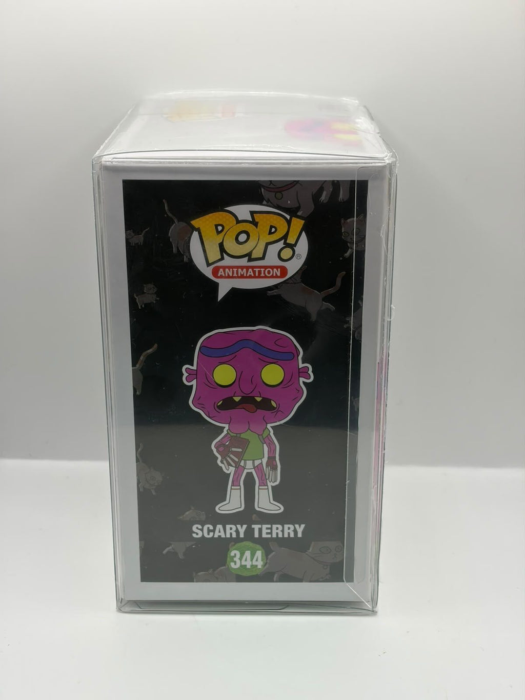 Funko Pop! Animation Rick and Morty Scary Terry #344 Vinyl Figure in Protector