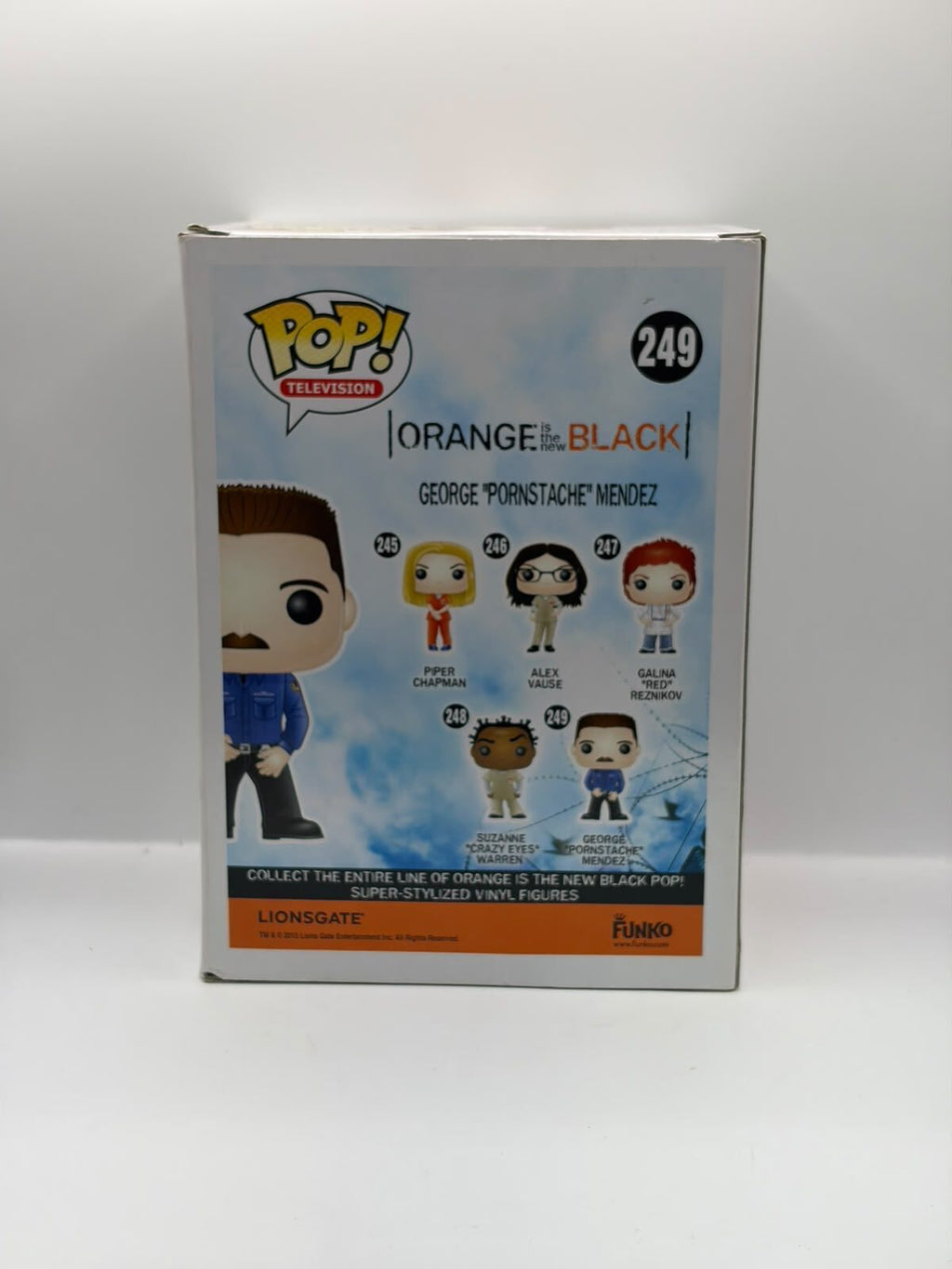 Funko Pop! Television Orange is the New Black George 'Pornstache' Mendez Vinyl Figure #249