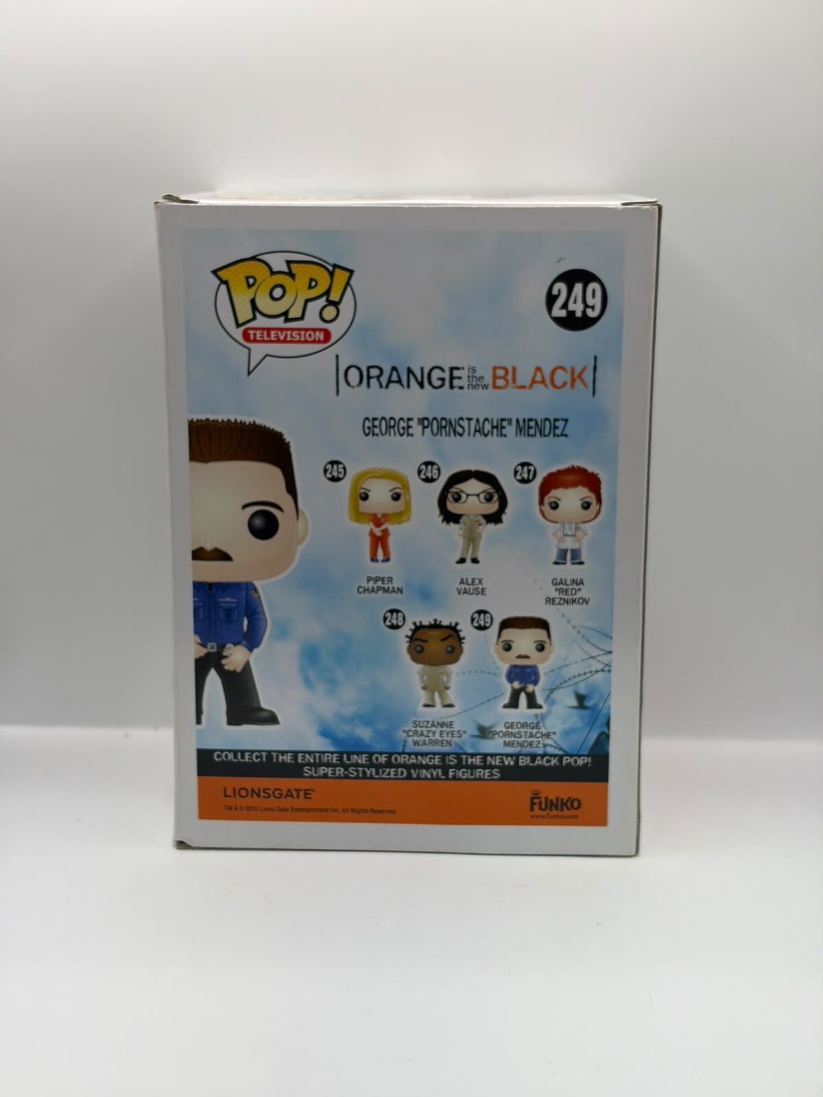 Funko Pop! Television Orange is the New Black George 'Pornstache' Mendez Vinyl Figure #249