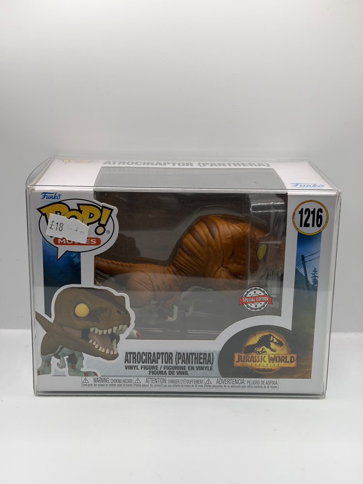 Funko Pop! Movies Jurassic World Atrociraptor (Panthera) #1216 Vinyl Figure