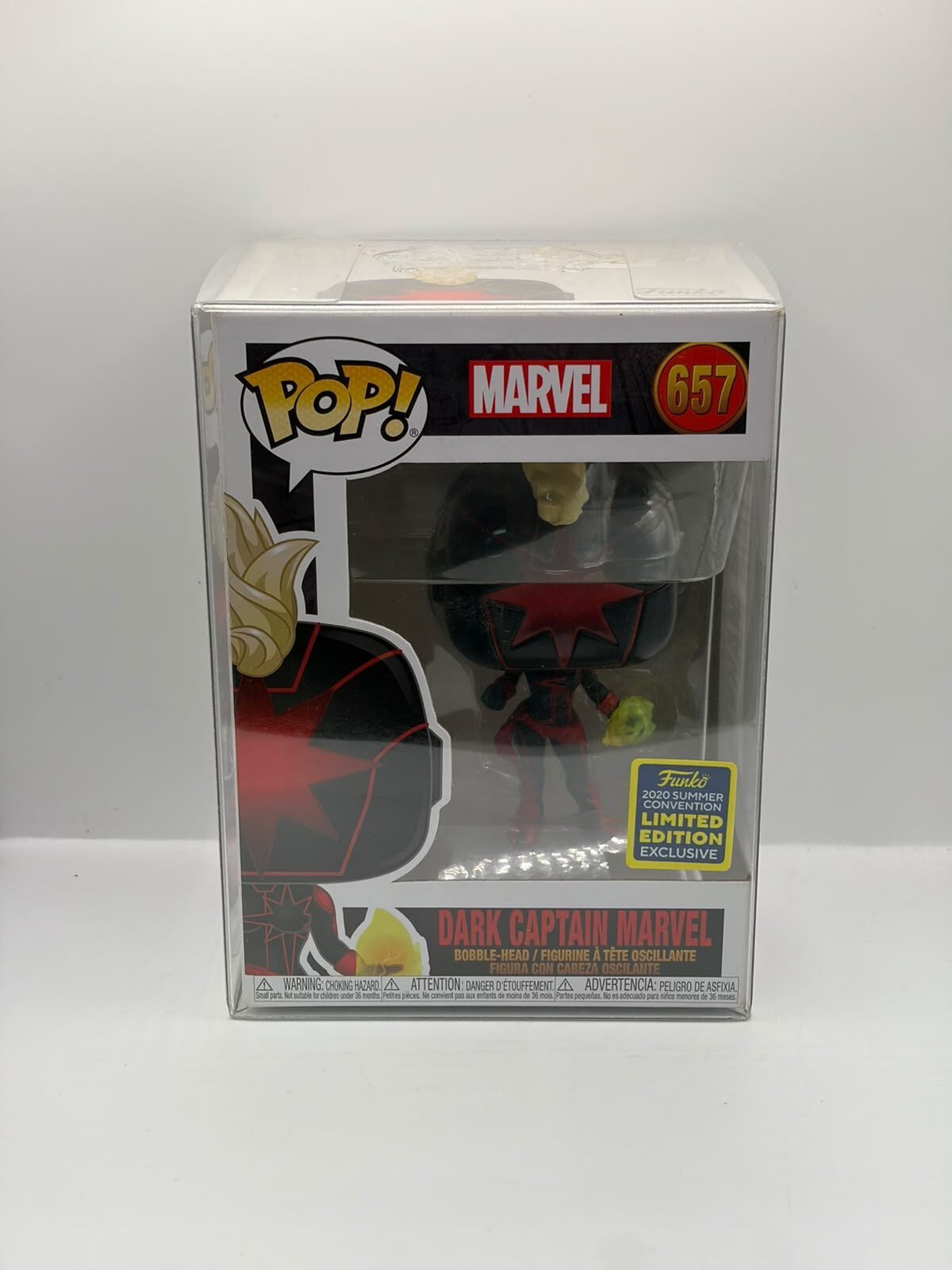 Funko Pop! Marvel Dark Captain Marvel #657 Limited Edition Exclusive