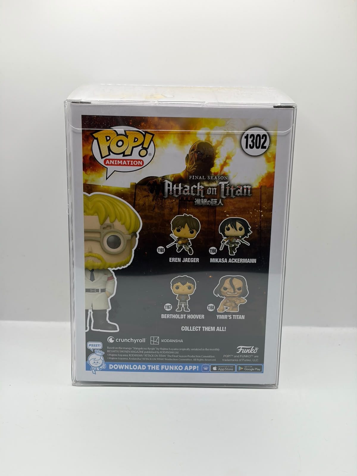 Funko Pop! Animation Attack on Titan Zeke Jaeger #1302 Hot Topic Exclusive