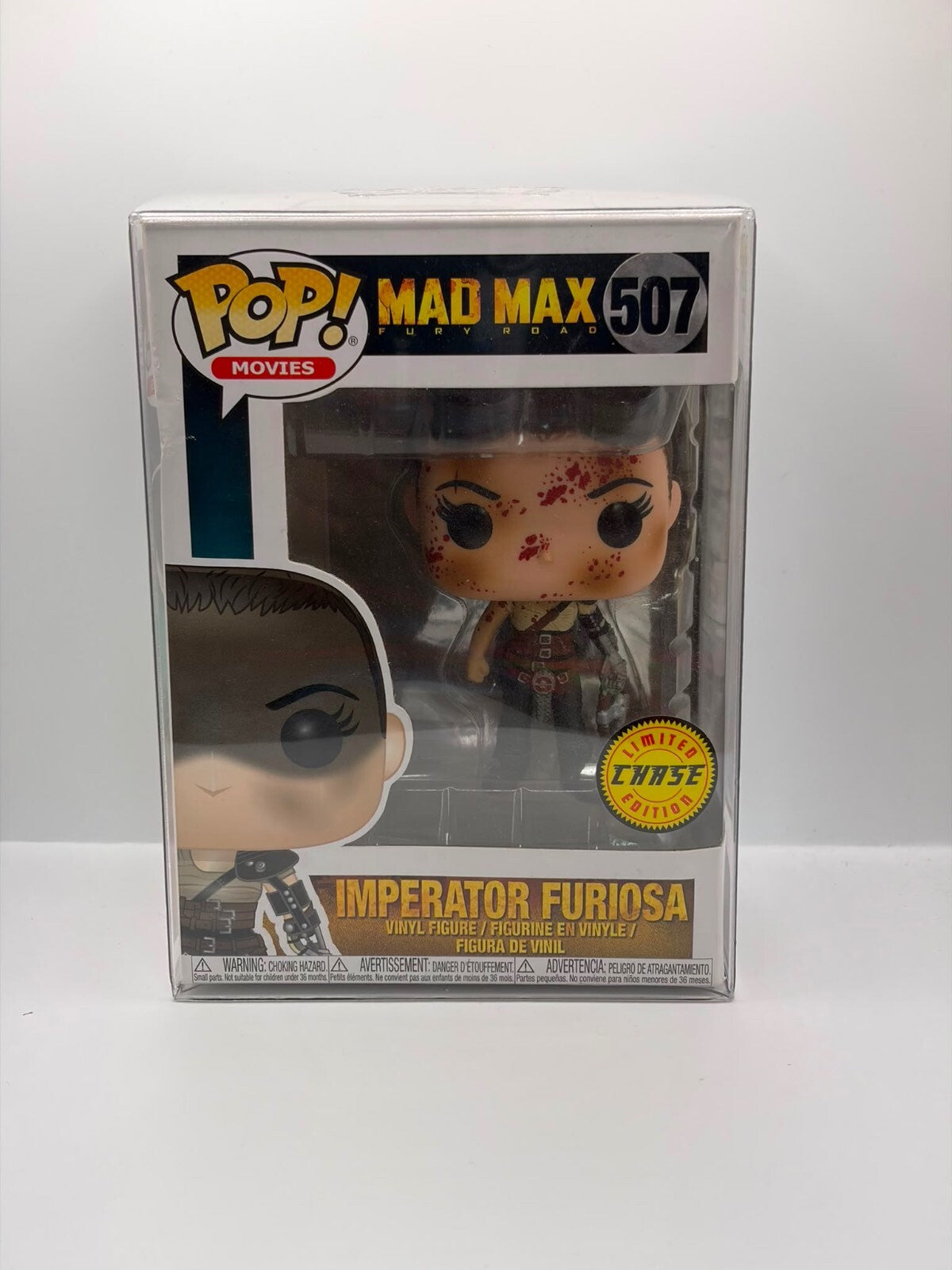 Funko Pop! Movies Mad Max Fury Road Imperator Furiosa Vinyl Figure #507 Limited Chase Edition