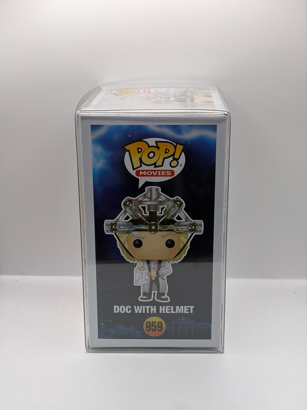 Funko Pop! Movies Back to the Future Doc with Helmet #959 Vinyl Figure