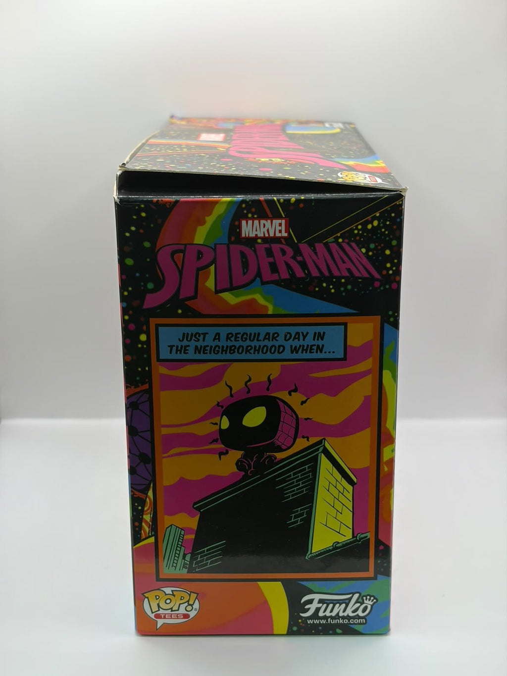 Funko Pop! Marvel Spider-Man Tee & Figure Set