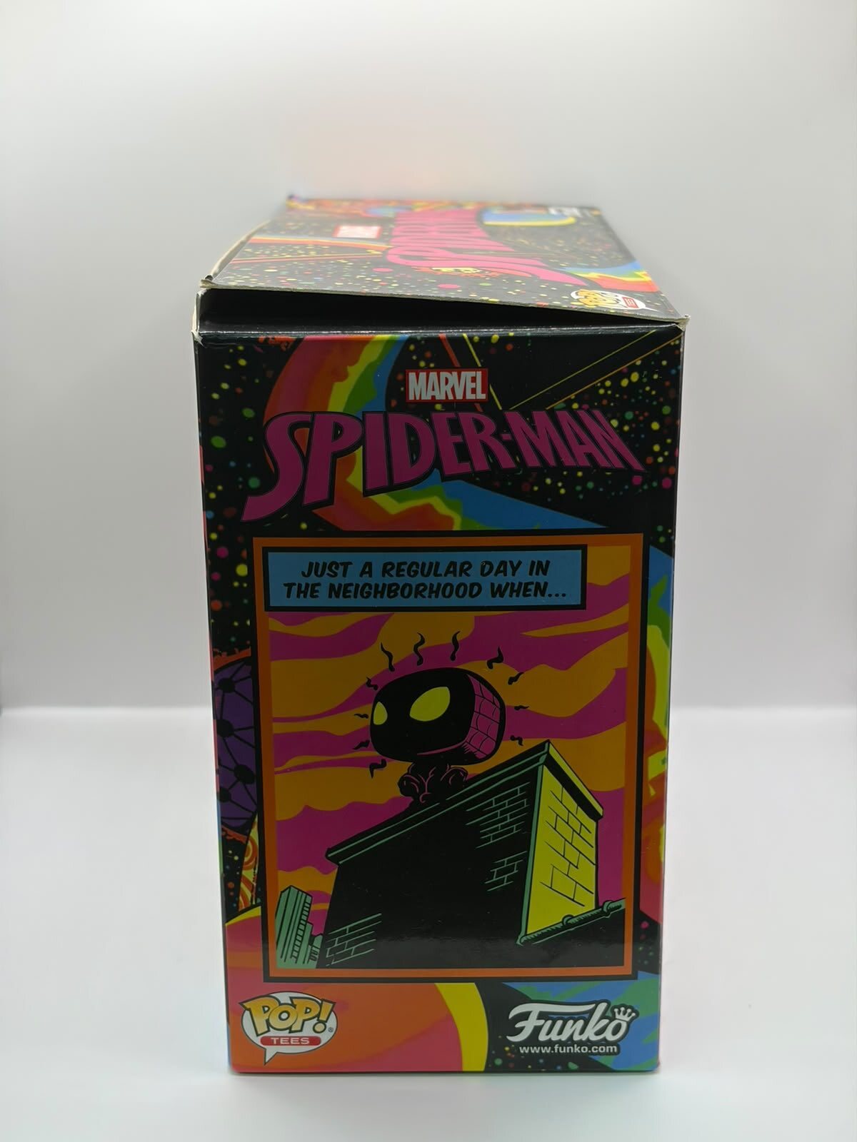 Funko Pop! Marvel Spider-Man Tee & Figure Set