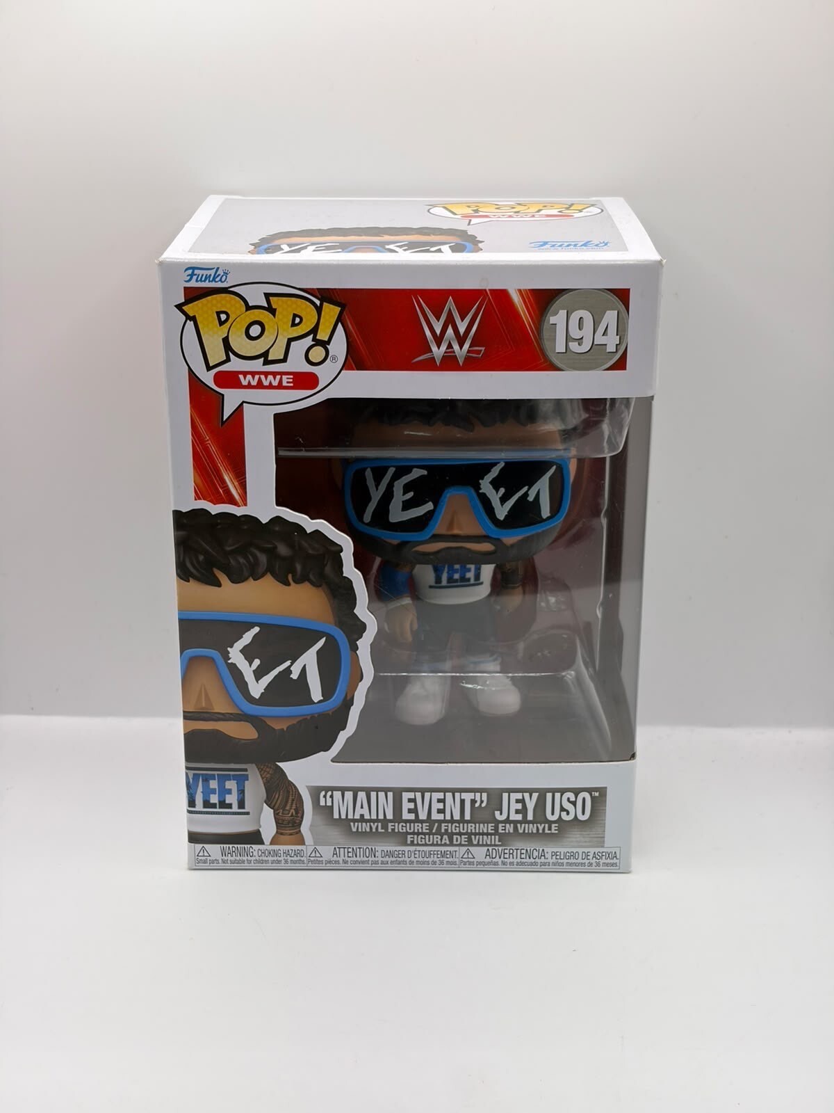 Funko Pop! WWE “Main Event” Jey Uso #194 Vinyl Figure