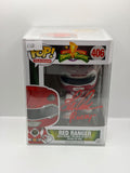 Funko Pop! Television Mighty Morphin Power Rangers Red Ranger #406, Signed