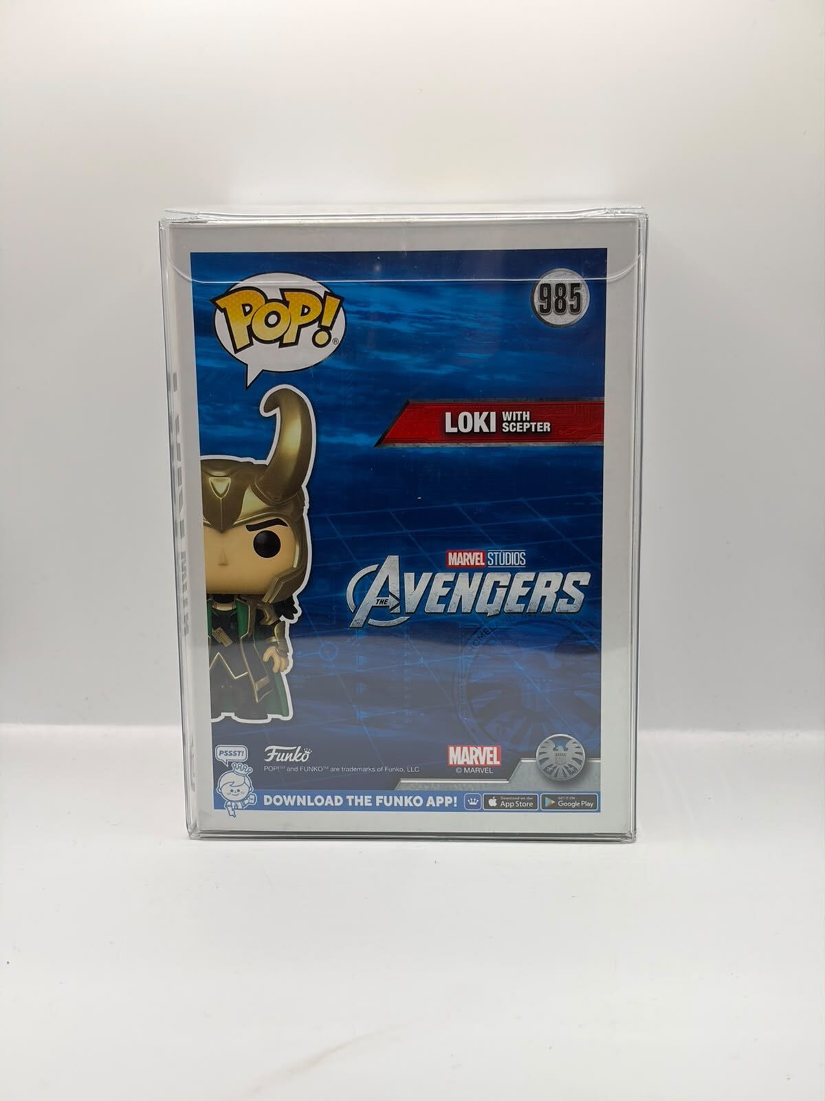 Funko Pop! Marvel Avengers Loki with Scepter #985 Glow in the Dark Special Edition