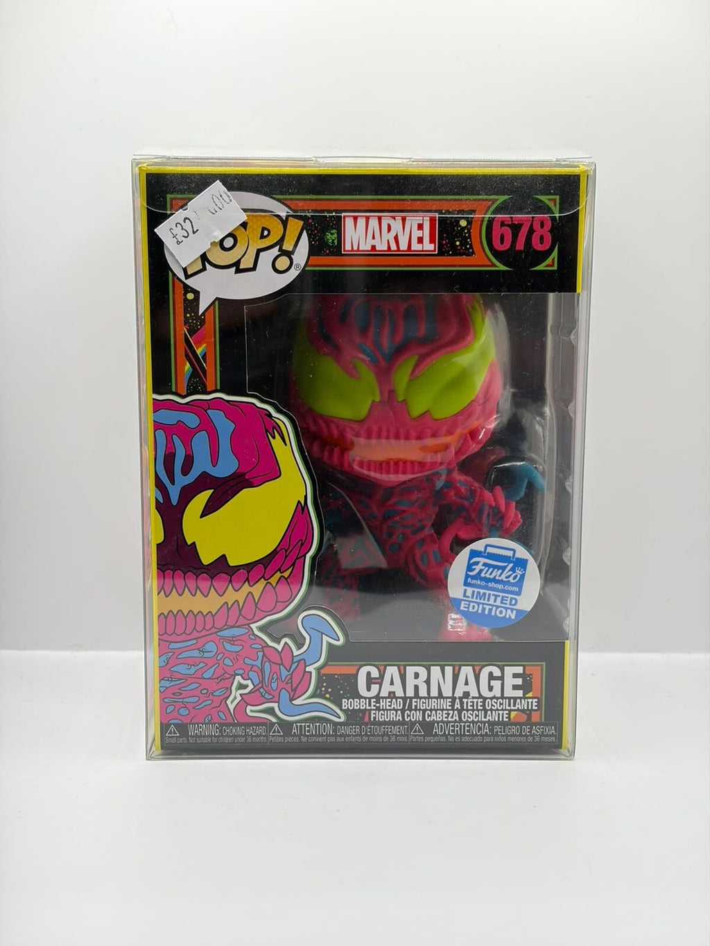 Funko Pop! Marvel Carnage #678 Limited Edition Bobble-Head Figure