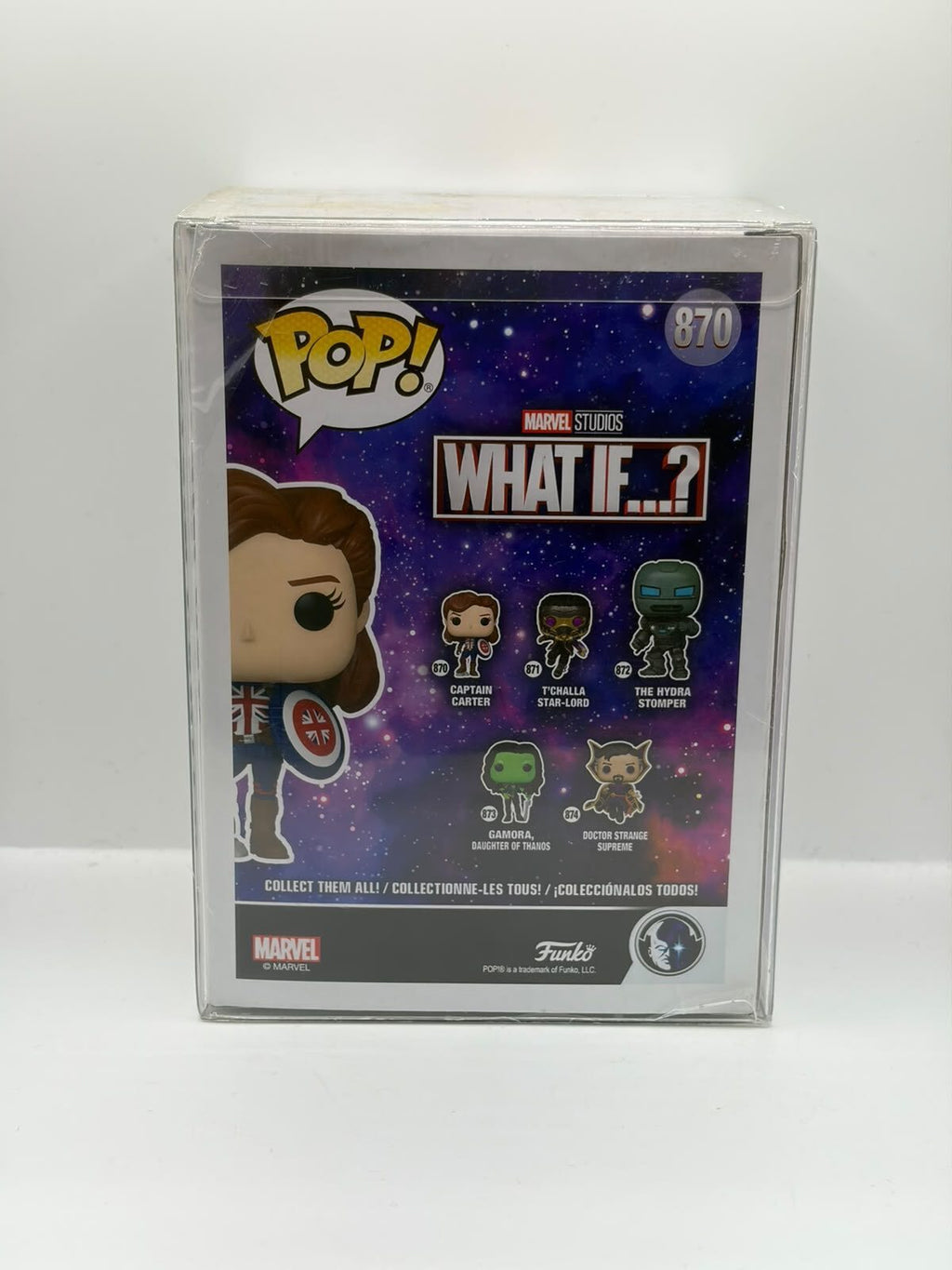 Funko Pop! Marvel Studios What If...? Captain Carter Vinyl Figure #870