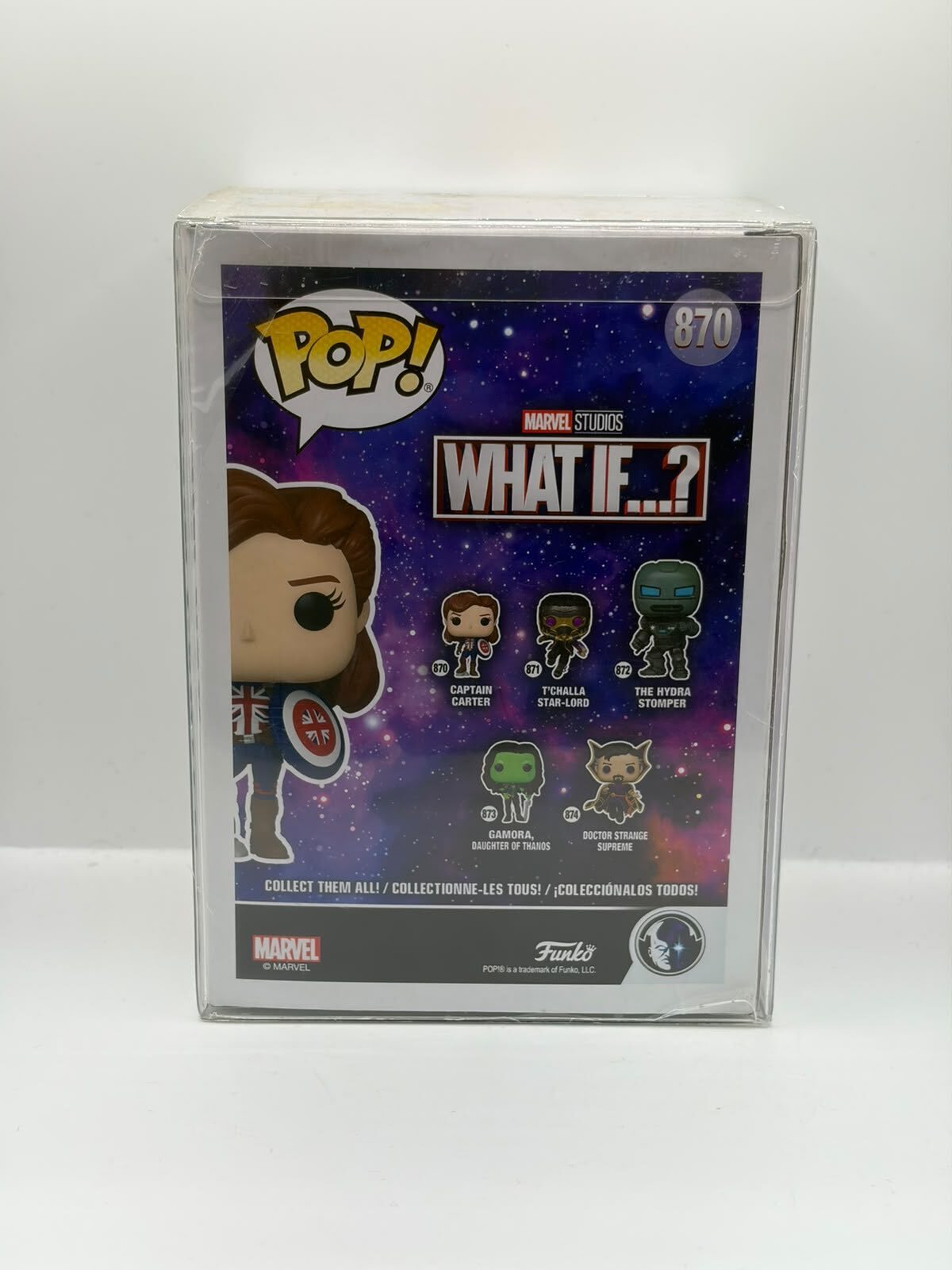 Funko Pop! Marvel Studios What If...? Captain Carter Vinyl Figure #870