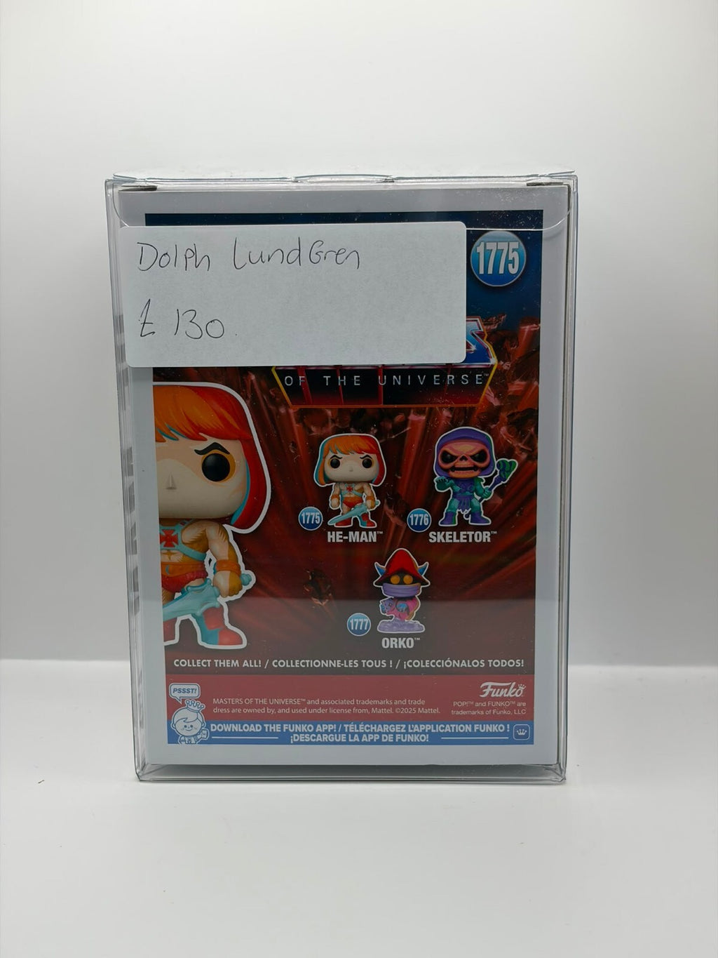 Funko Pop! Television Masters of the Universe He-Man #1775 Signed