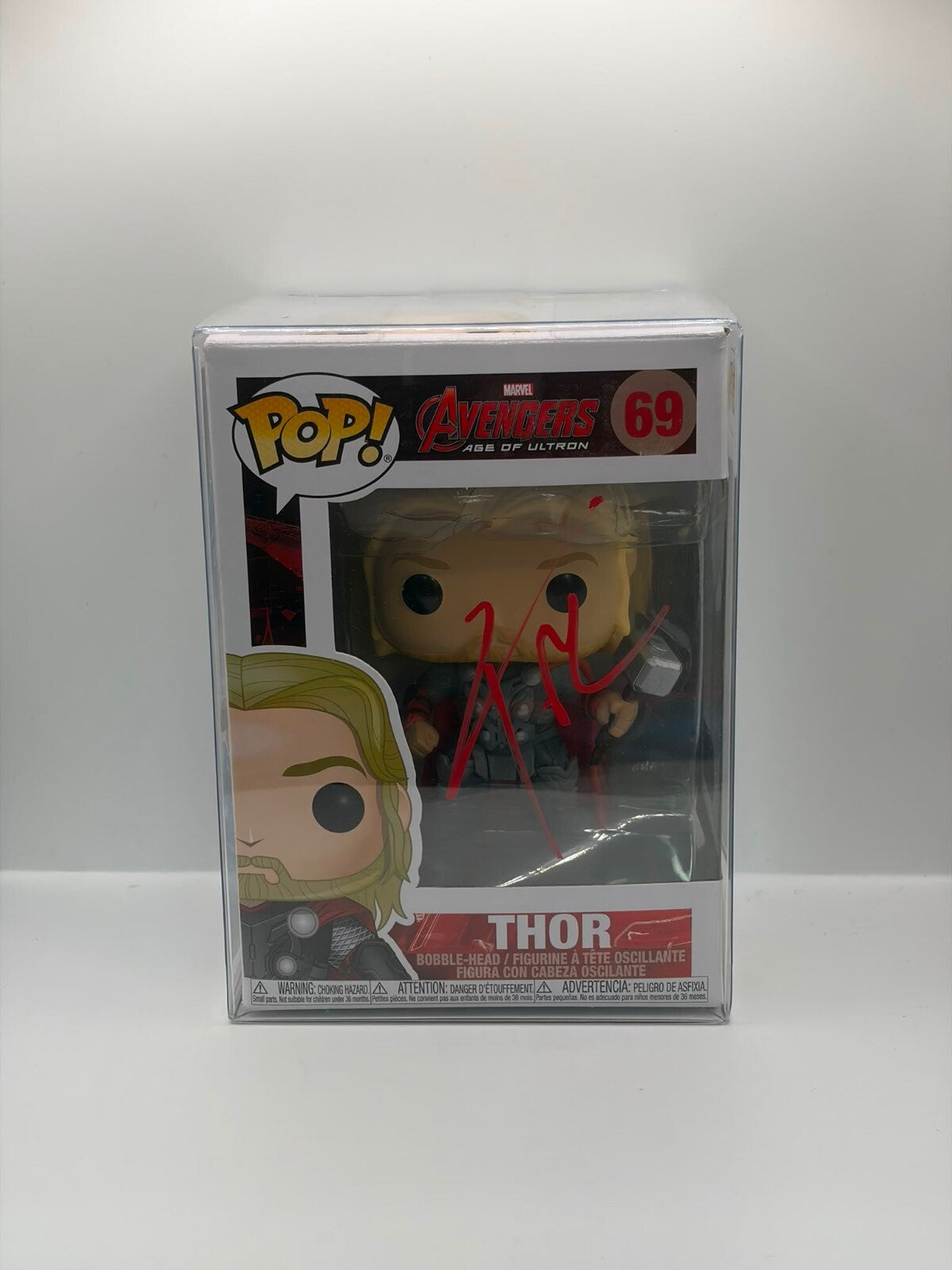 Funko Pop! Marvel Avengers Age of Ultron Thor #69 Vinyl Figure Signed
