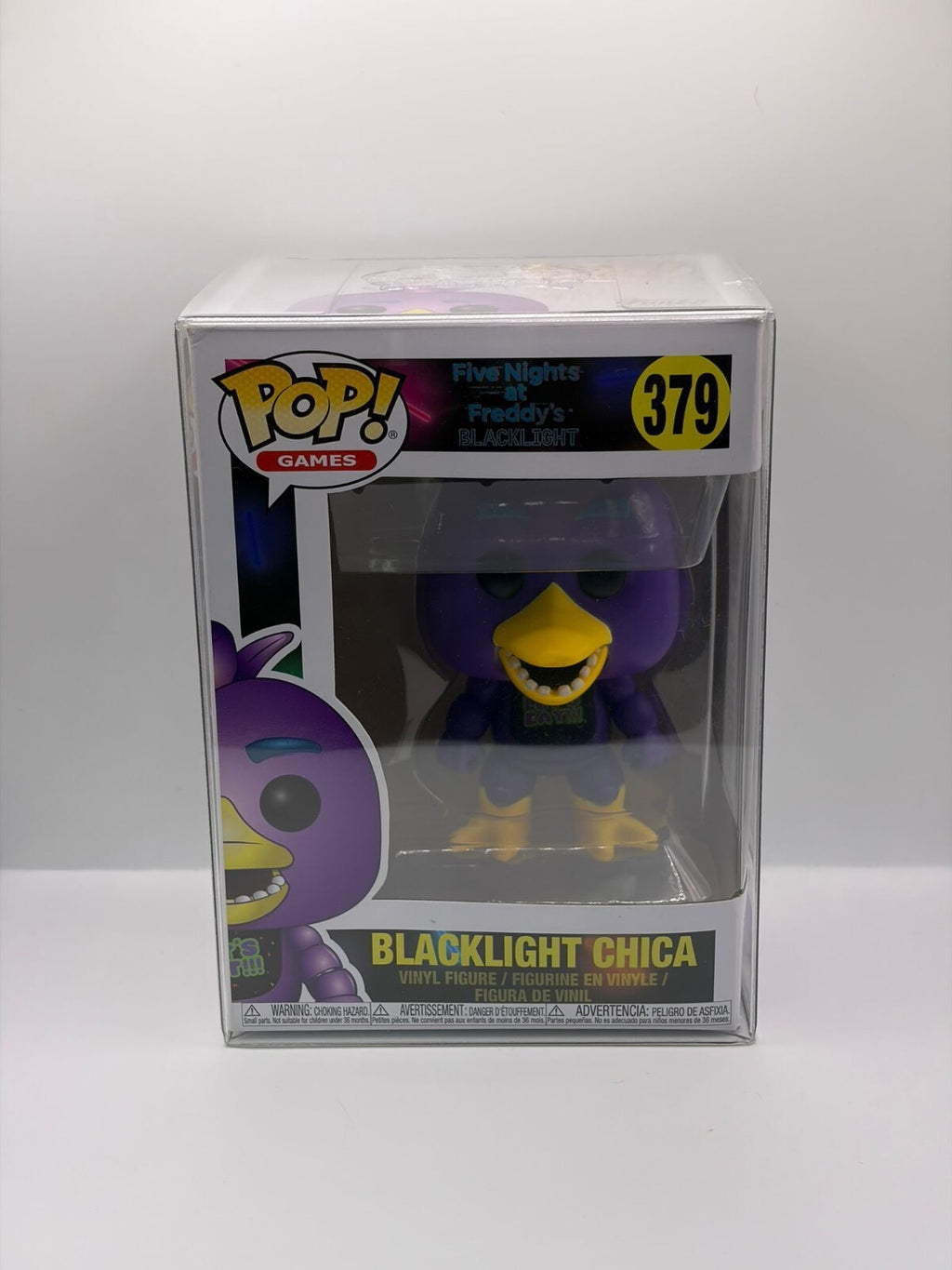 Funko Pop! Games Five Nights at Freddy's Blacklight Chica Vinyl Figure #379