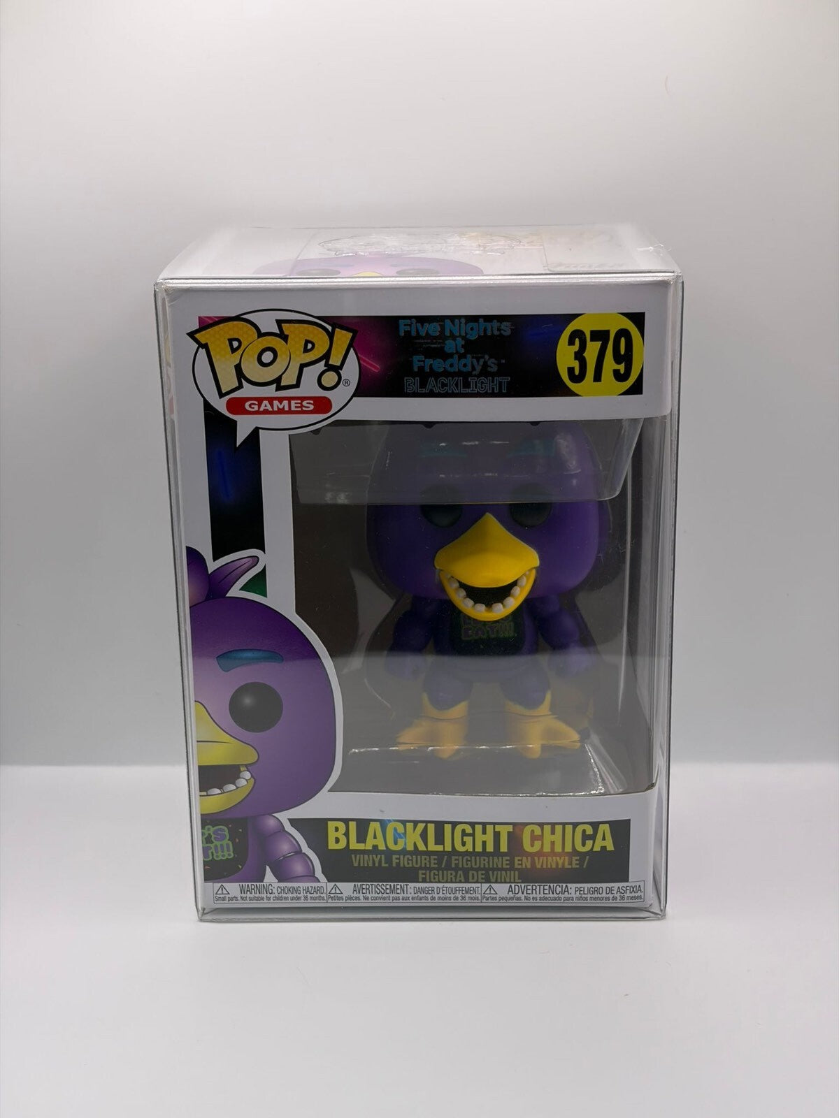 Funko Pop! Games Five Nights at Freddy's Blacklight Chica Vinyl Figure #379