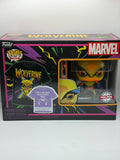 Funko Pop! Tees Marvel Wolverine Special Edition Figure and T-Shirt Set