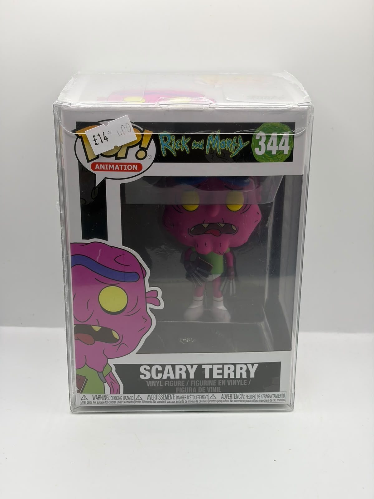 Funko Pop! Animation Rick and Morty Scary Terry #344 Vinyl Figure in Protector