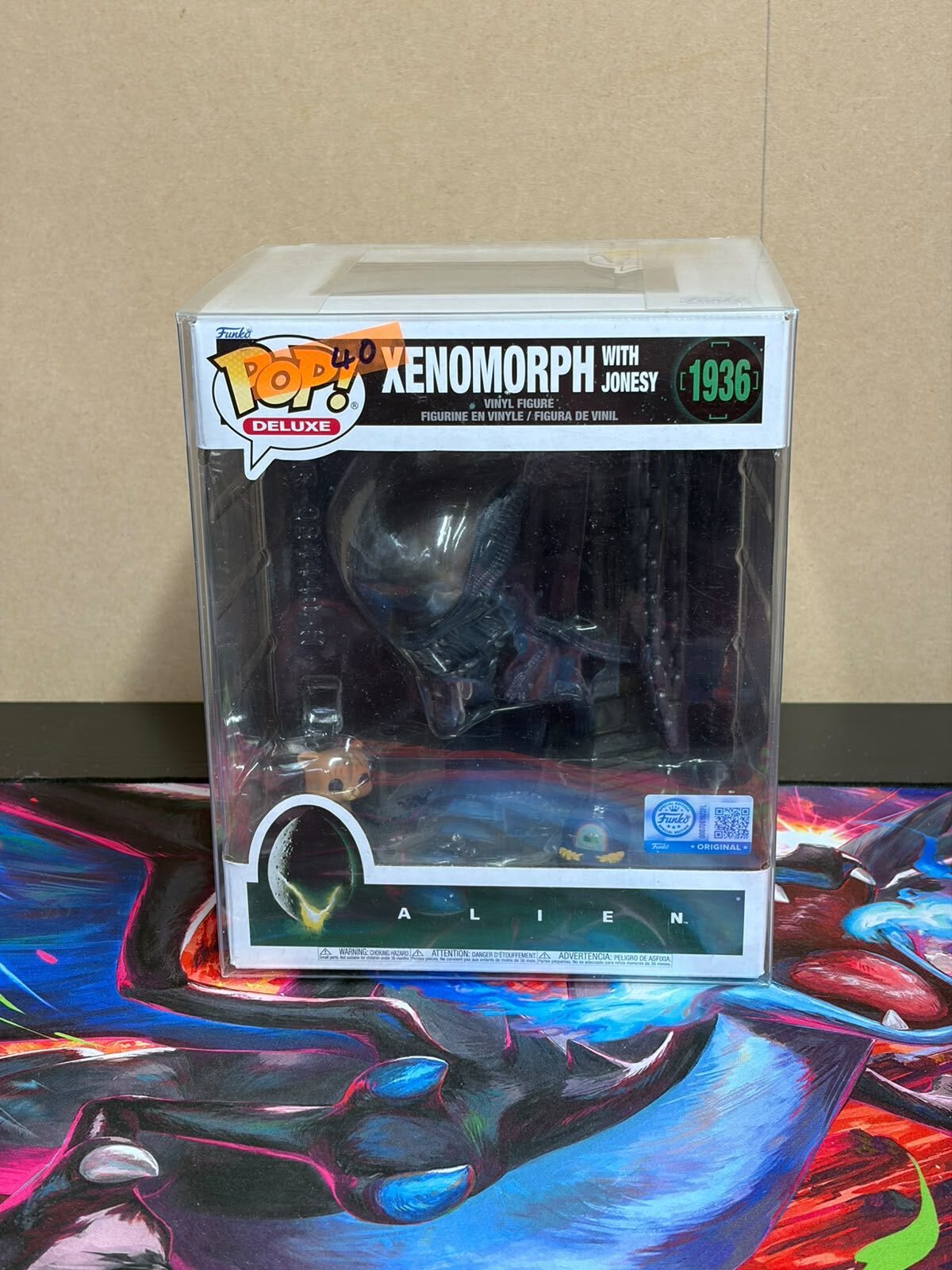 Funko Pop! Deluxe Alien Xenomorph with Jonesy #1936