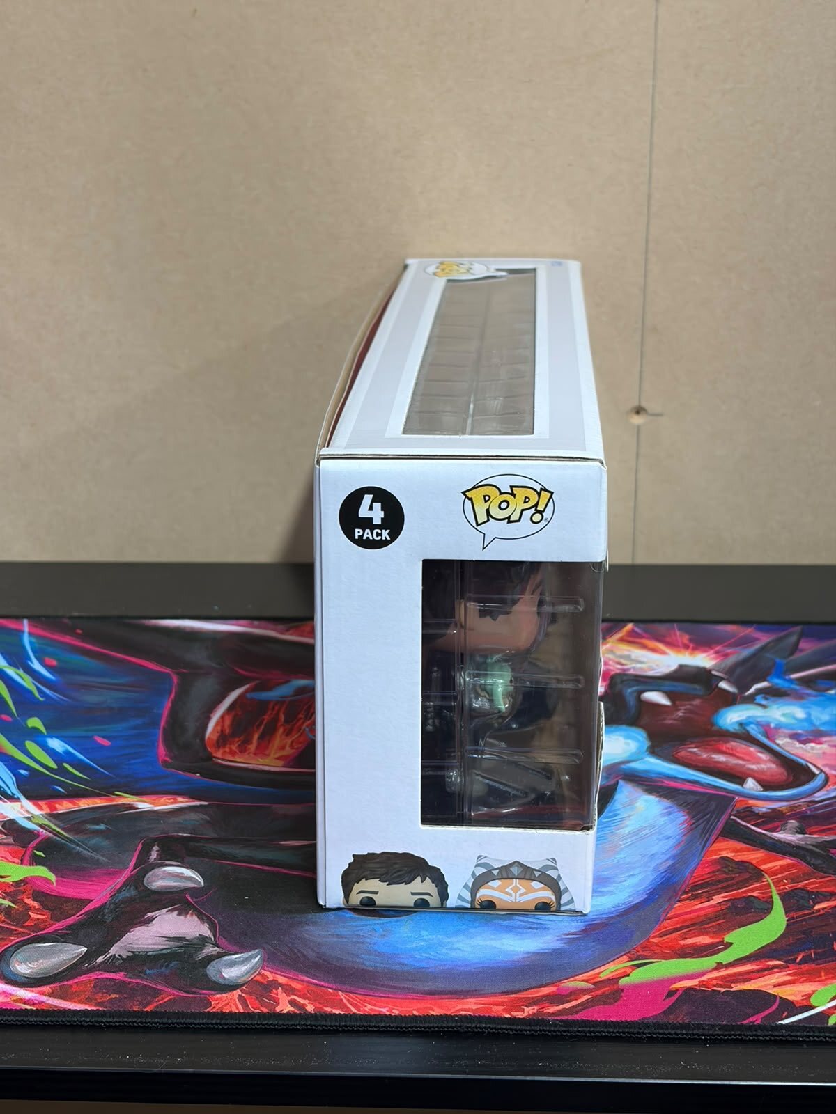 Funko Pop! Star Wars: The Mandalorian with Grogu, Ahsoka, Boba Fett & Fennec Shand 4-Pack