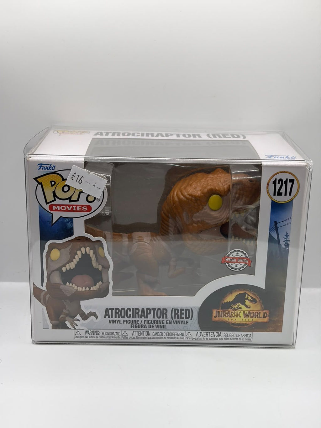 Funko Pop! Movies Jurassic World Atrociraptor (Red) #1217 Vinyl Figure
