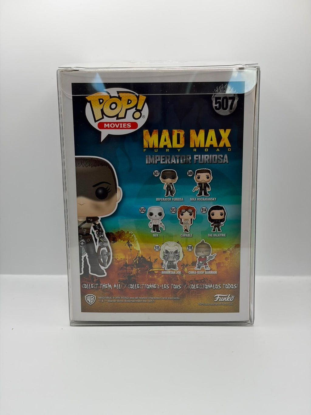 Funko Pop! Movies Mad Max Fury Road Imperator Furiosa Vinyl Figure #507 Limited Chase Edition