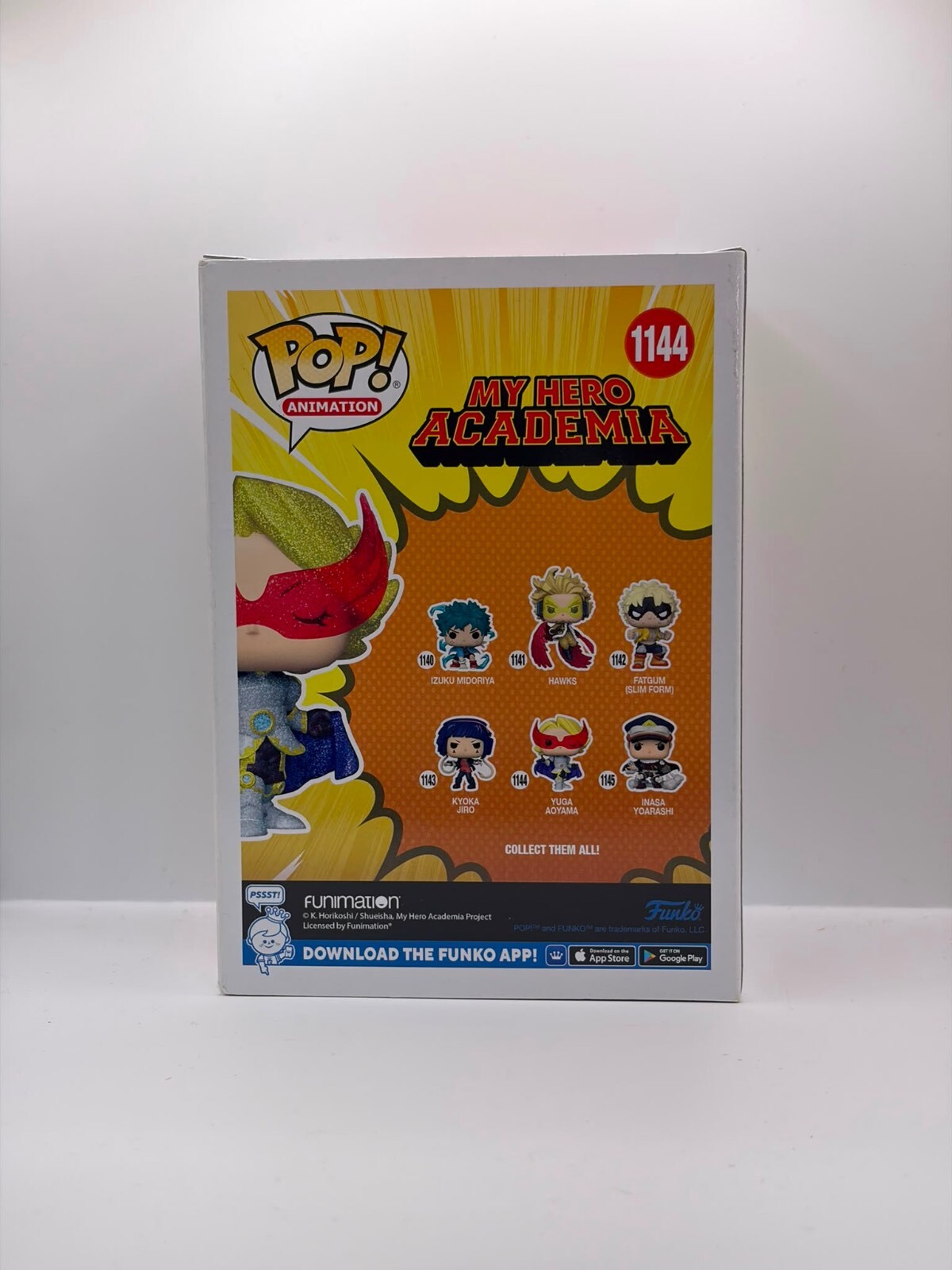 Funko Pop! Animation My Hero Academia Yuga Aoyama Vinyl Figure #1144 Special Edition Diamond