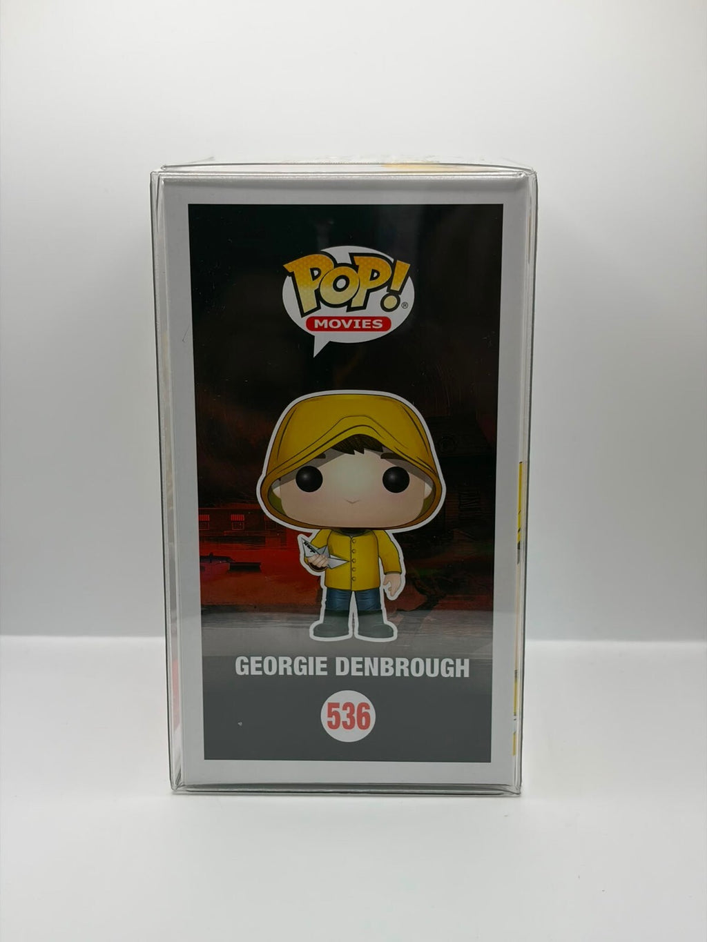 Funko Pop! Movies Georgie Denbrough #536 Vinyl Figure Signed with 'You'll Float Too' Inscription