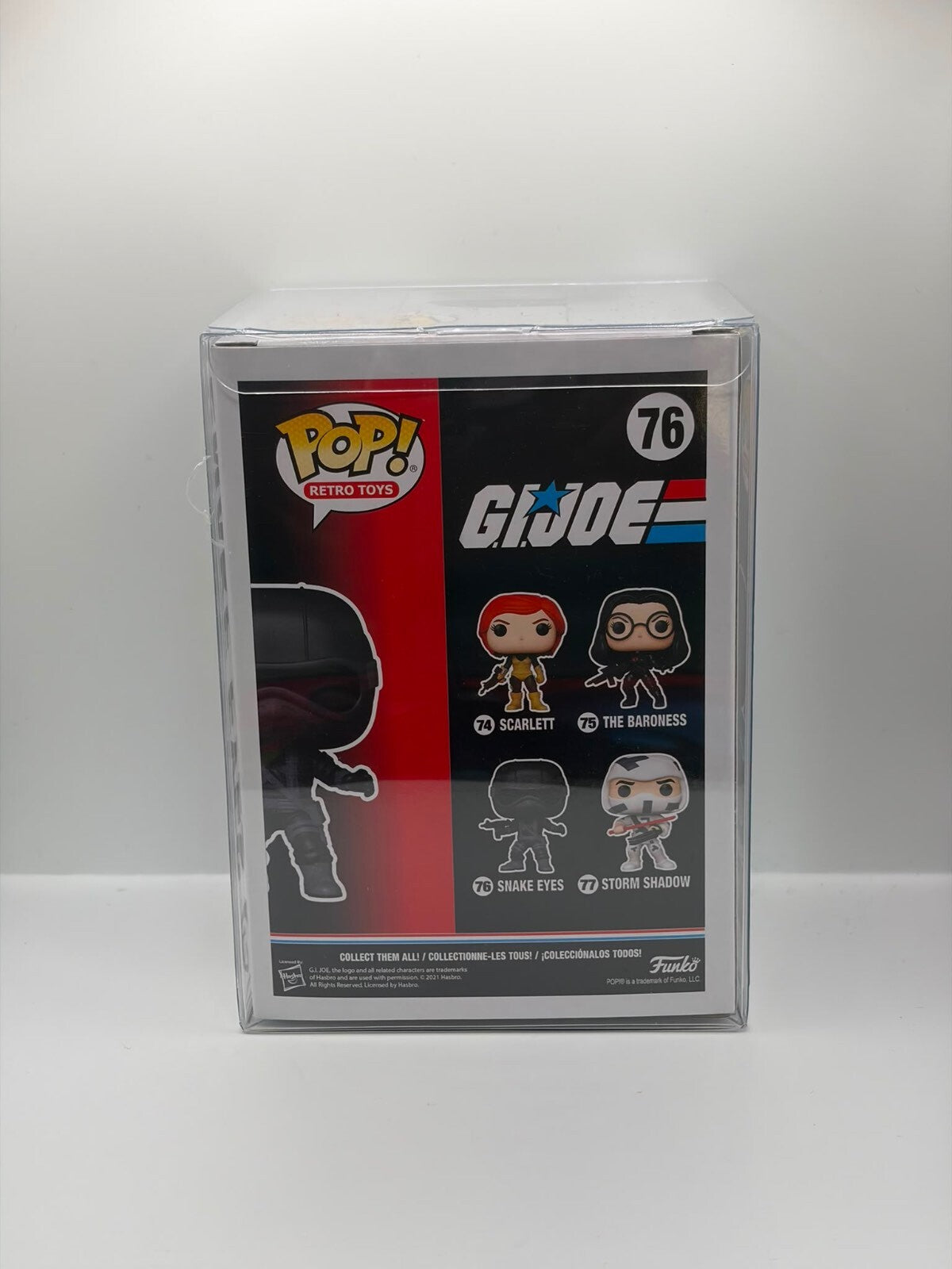 Funko Pop! Retro Toys GI Joe Snake Eyes Vinyl Figure #76 - Signed