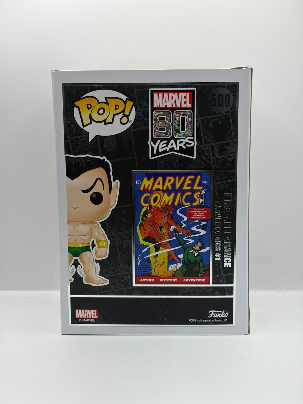 Funko Pop! Marvel 80 Years Namor The Sub-Mariner #500 Vinyl Figure