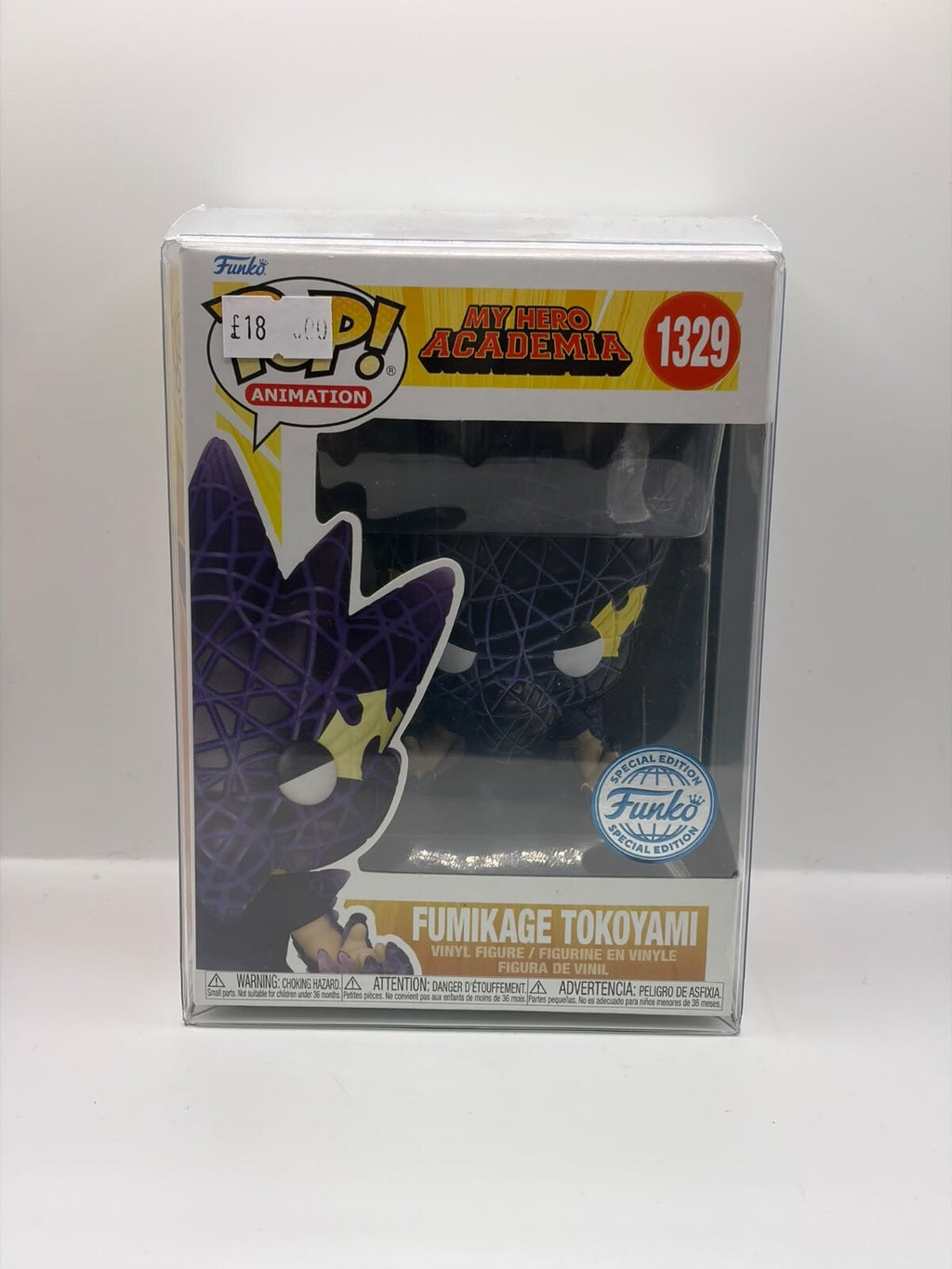 Funko Pop! Animation My Hero Academia Fumikage Tokoyami Vinyl Figure #1329