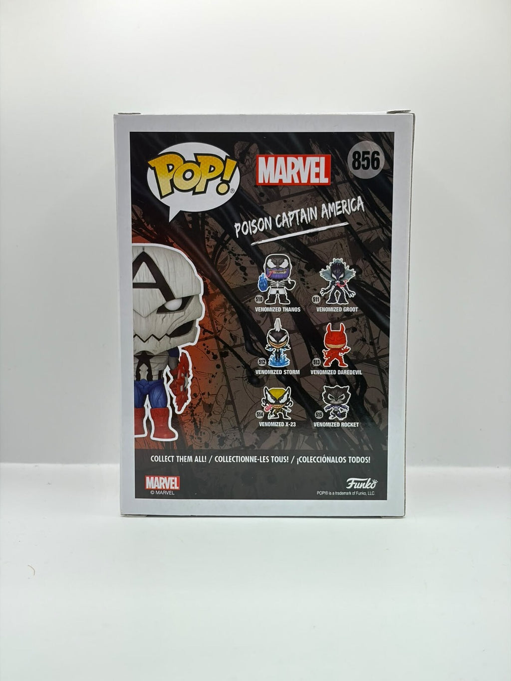 Funko Pop! Marvel Venom 856 Poison Captain America Special Edition Vinyl Figure