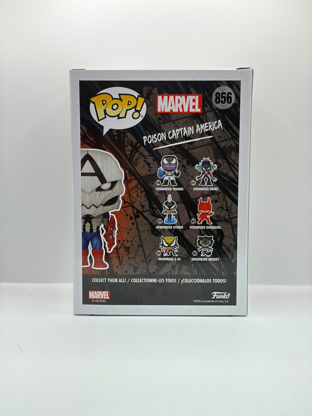 Funko Pop! Marvel Venom 856 Poison Captain America Special Edition Vinyl Figure