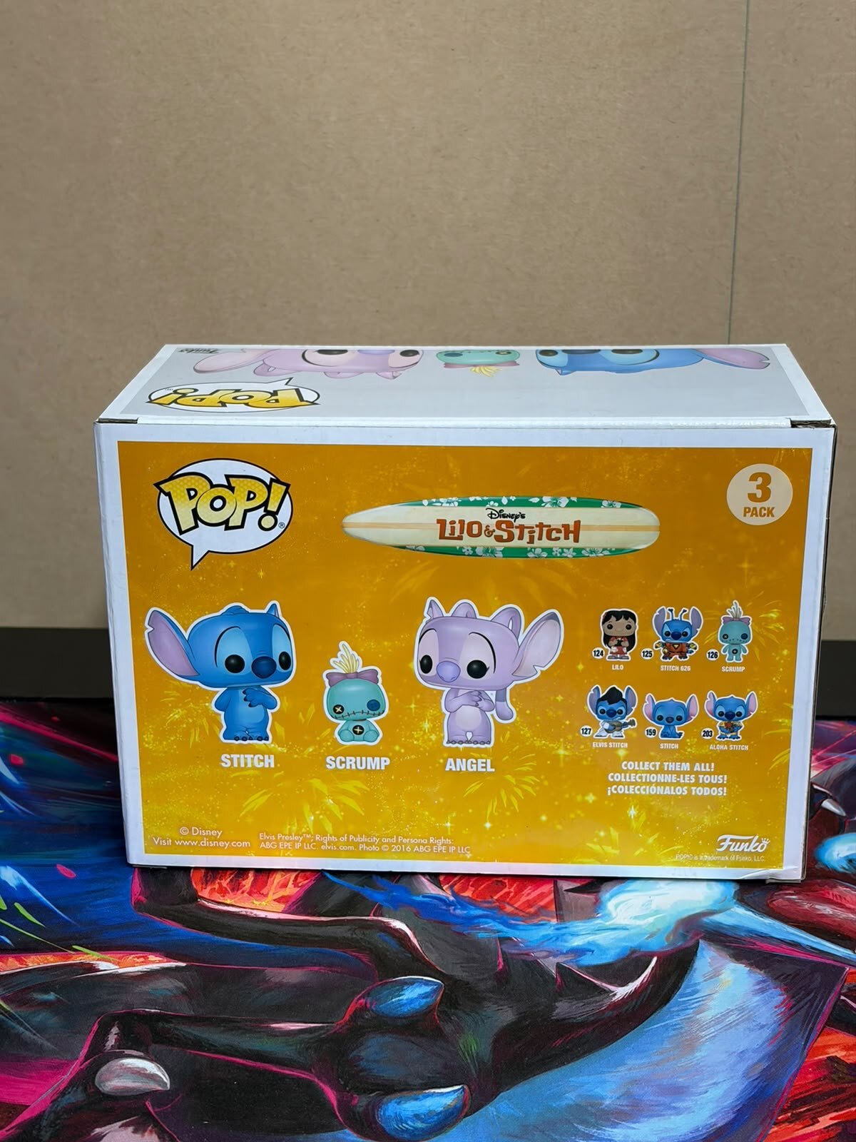 Funko Pop! Stitch, Scrump & Angel 3-Pack