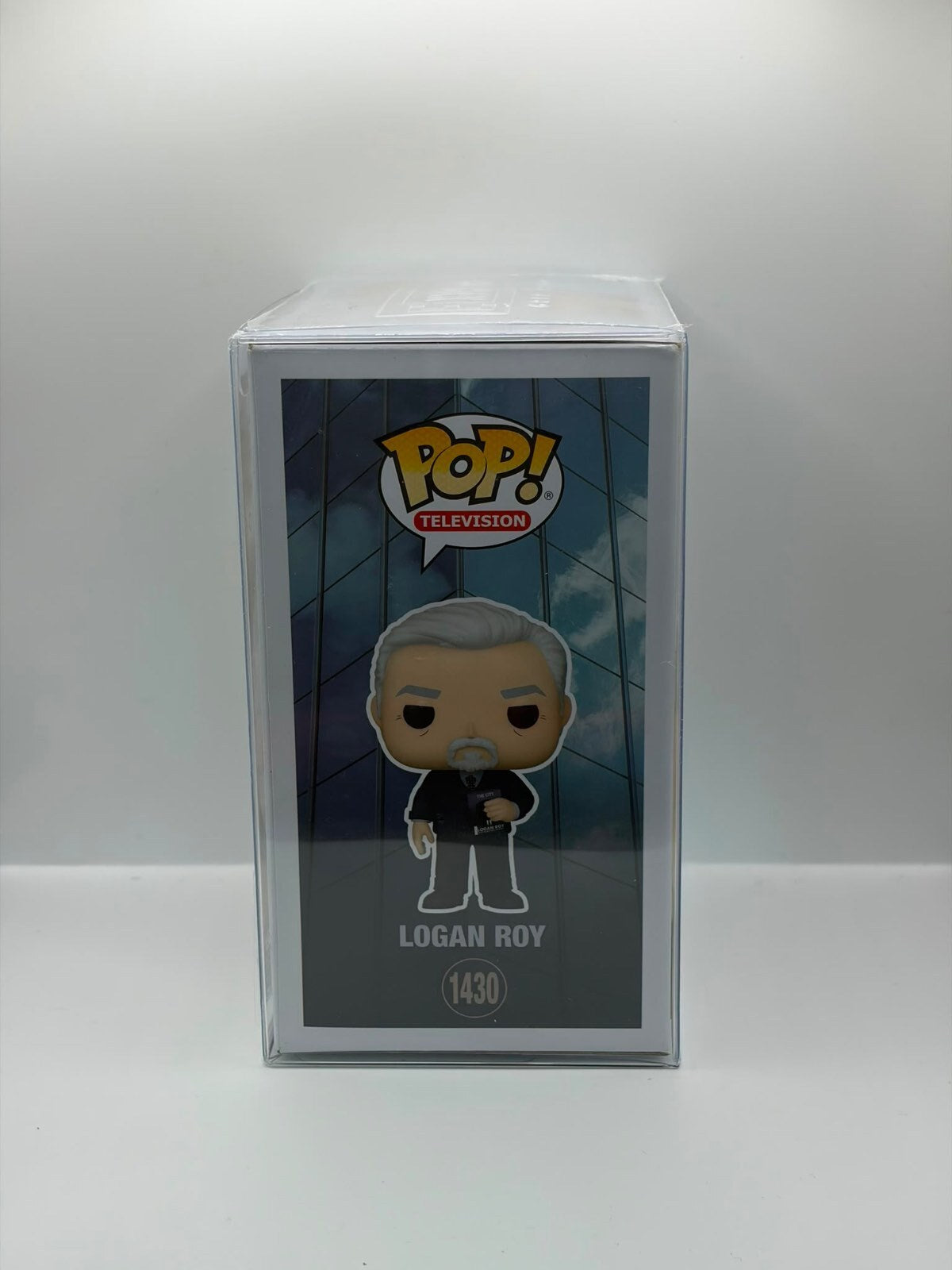 Funko Pop! Television Succession Logan Roy Vinyl Figure #1430 Signed