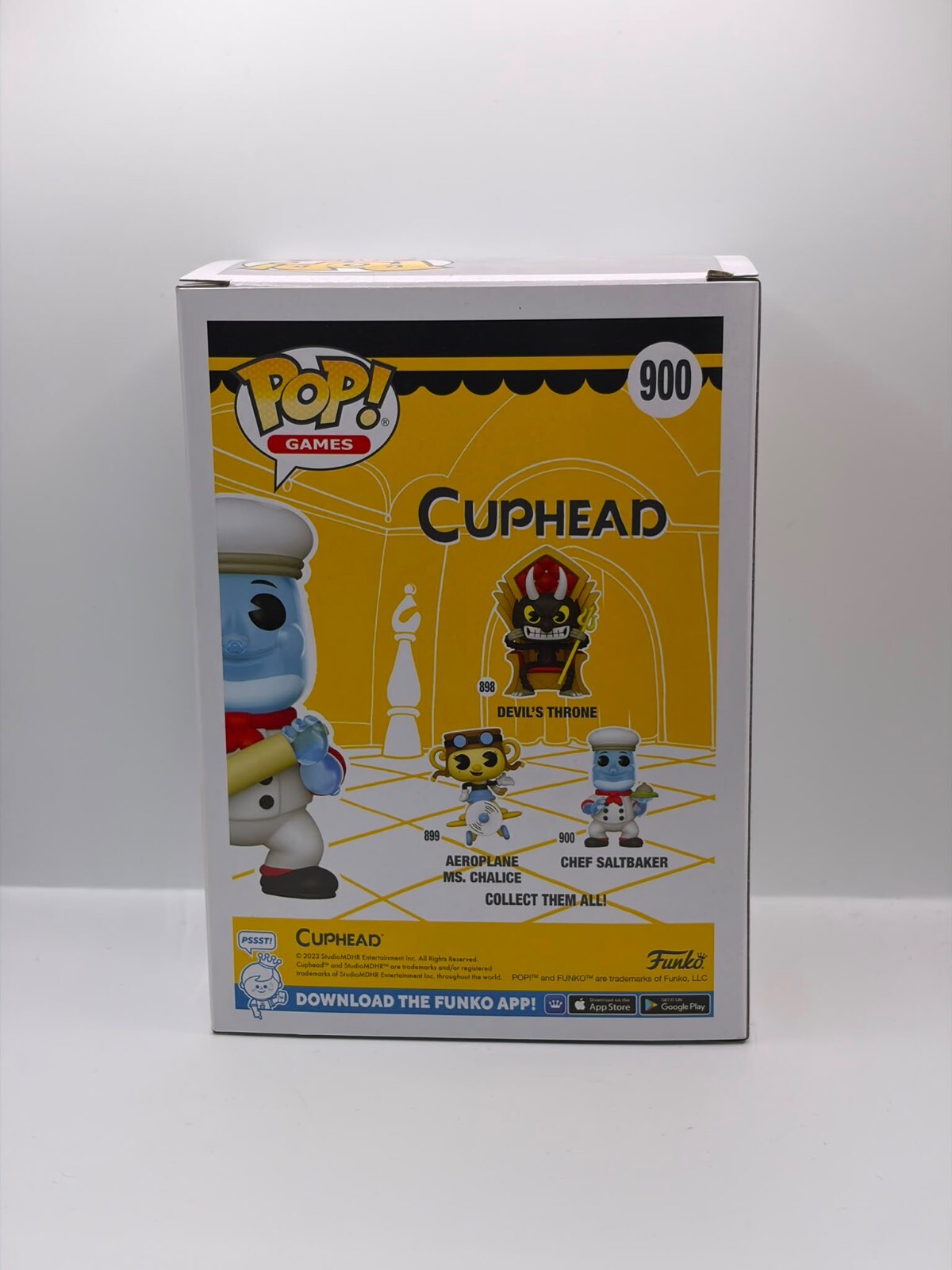 Funko Pop! Games Cuphead #900 Chef Saltbaker Limited Chase Edition Vinyl Figure