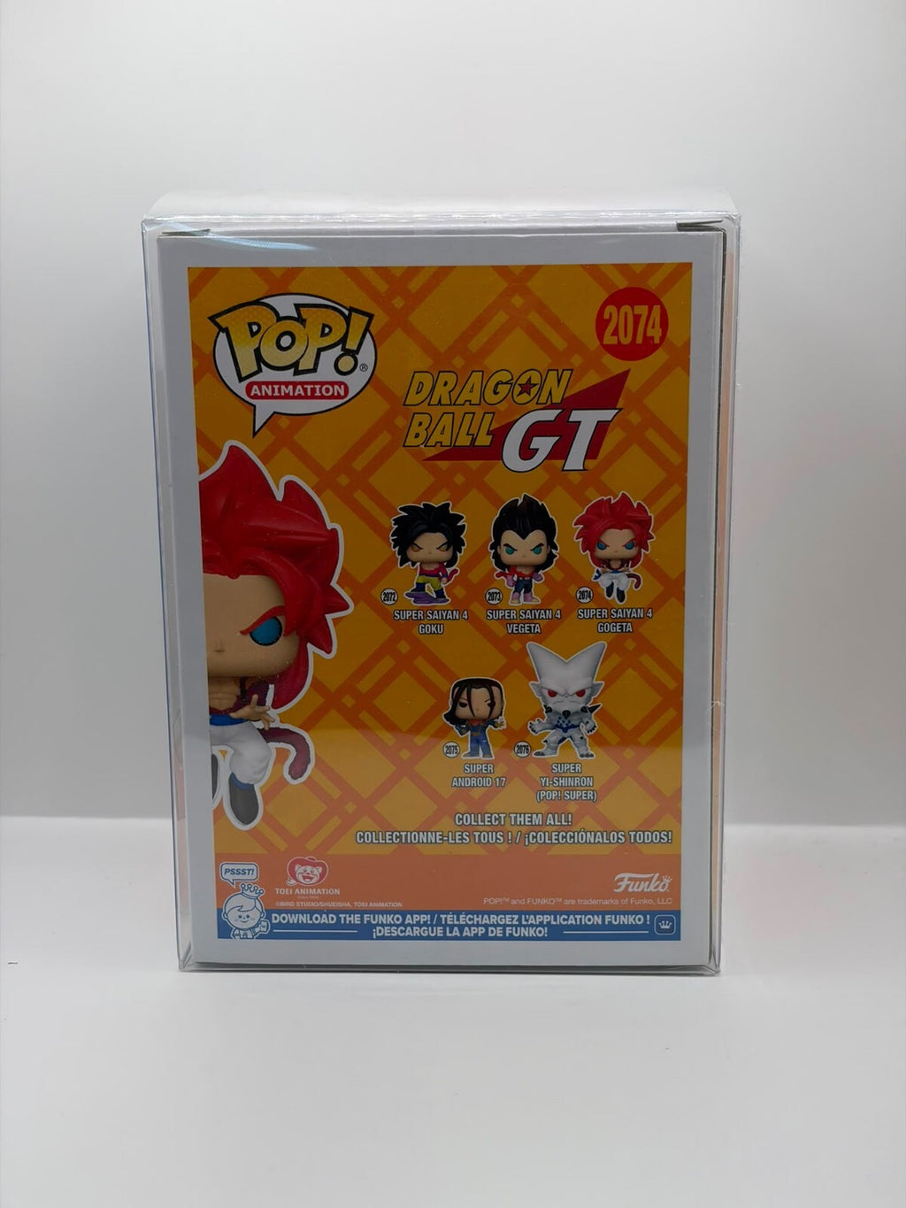 Funko Pop! Animation Dragon Ball GT Super Saiyan 4 Gogeta #2074 Signed