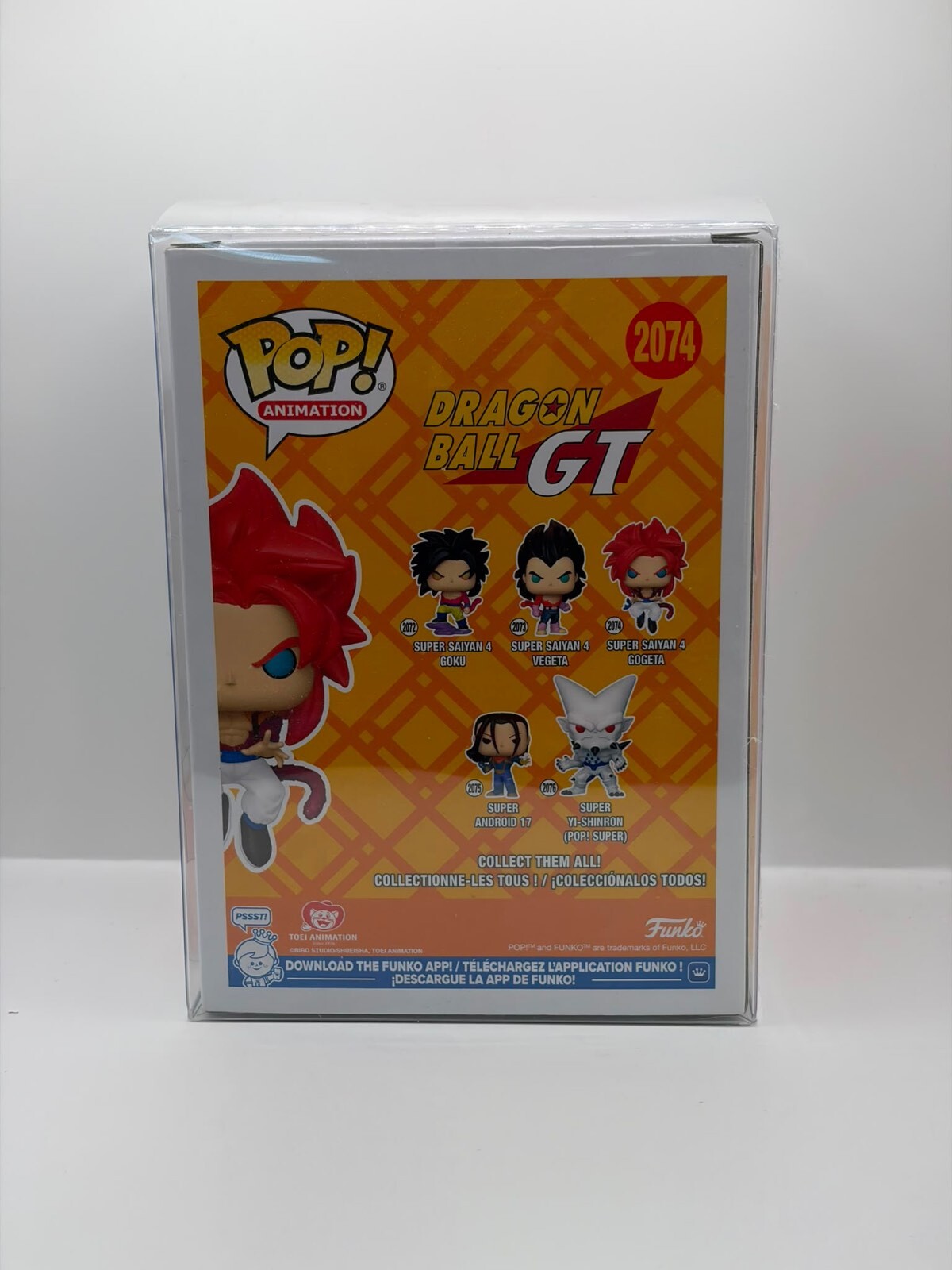 Funko Pop! Animation Dragon Ball GT Super Saiyan 4 Gogeta #2074 Signed