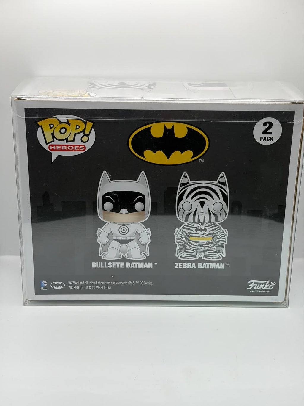 Funko Pop! Heroes Batman Bullseye Batman & Zebra Batman 2-Pack