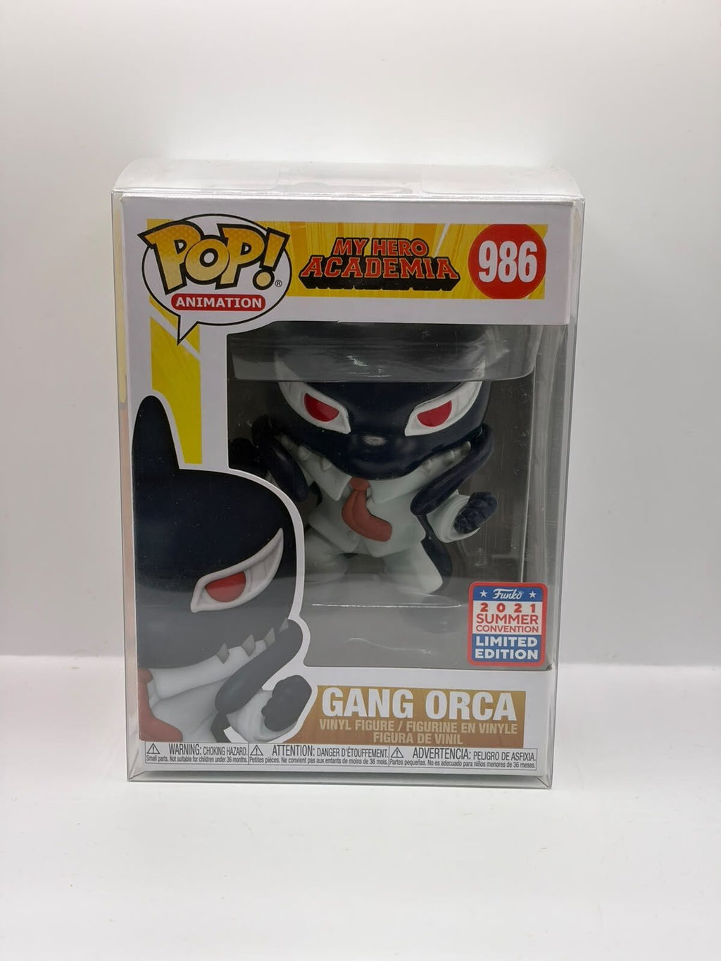 Funko Pop! Animation My Hero Academia Gang Orca #986 Vinyl Figure 2021 Summer Convention Limited Edition