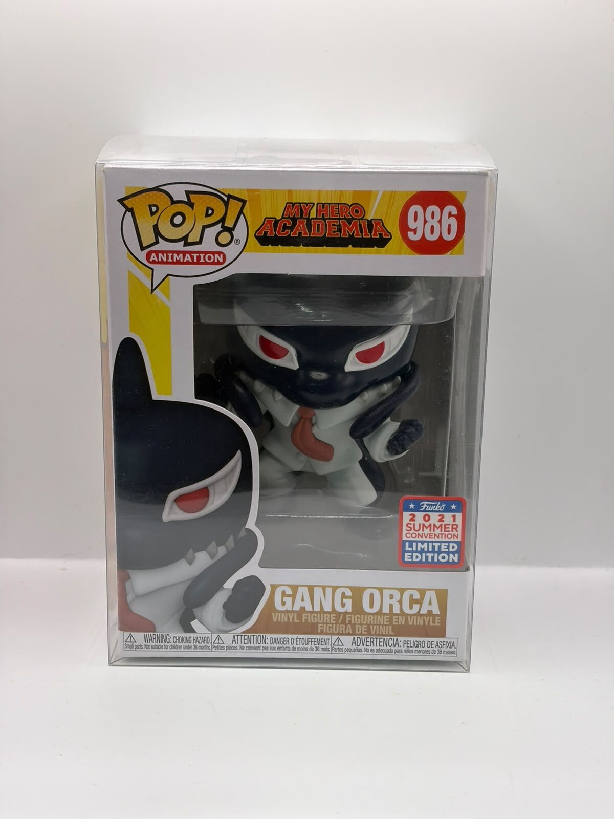 Funko Pop! Animation My Hero Academia Gang Orca #986 Vinyl Figure 2021 Summer Convention Limited Edition