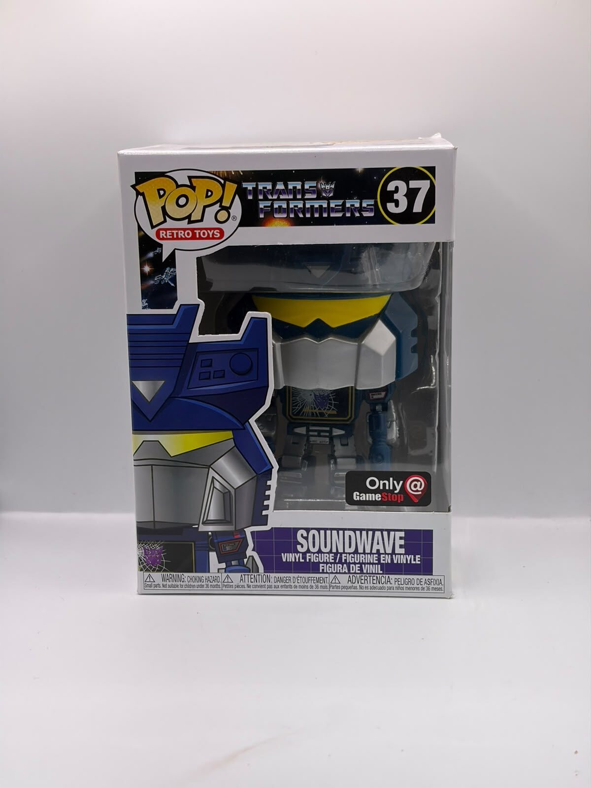 Funko Pop! Retro Toys Transformers Soundwave #37 Vinyl Figure