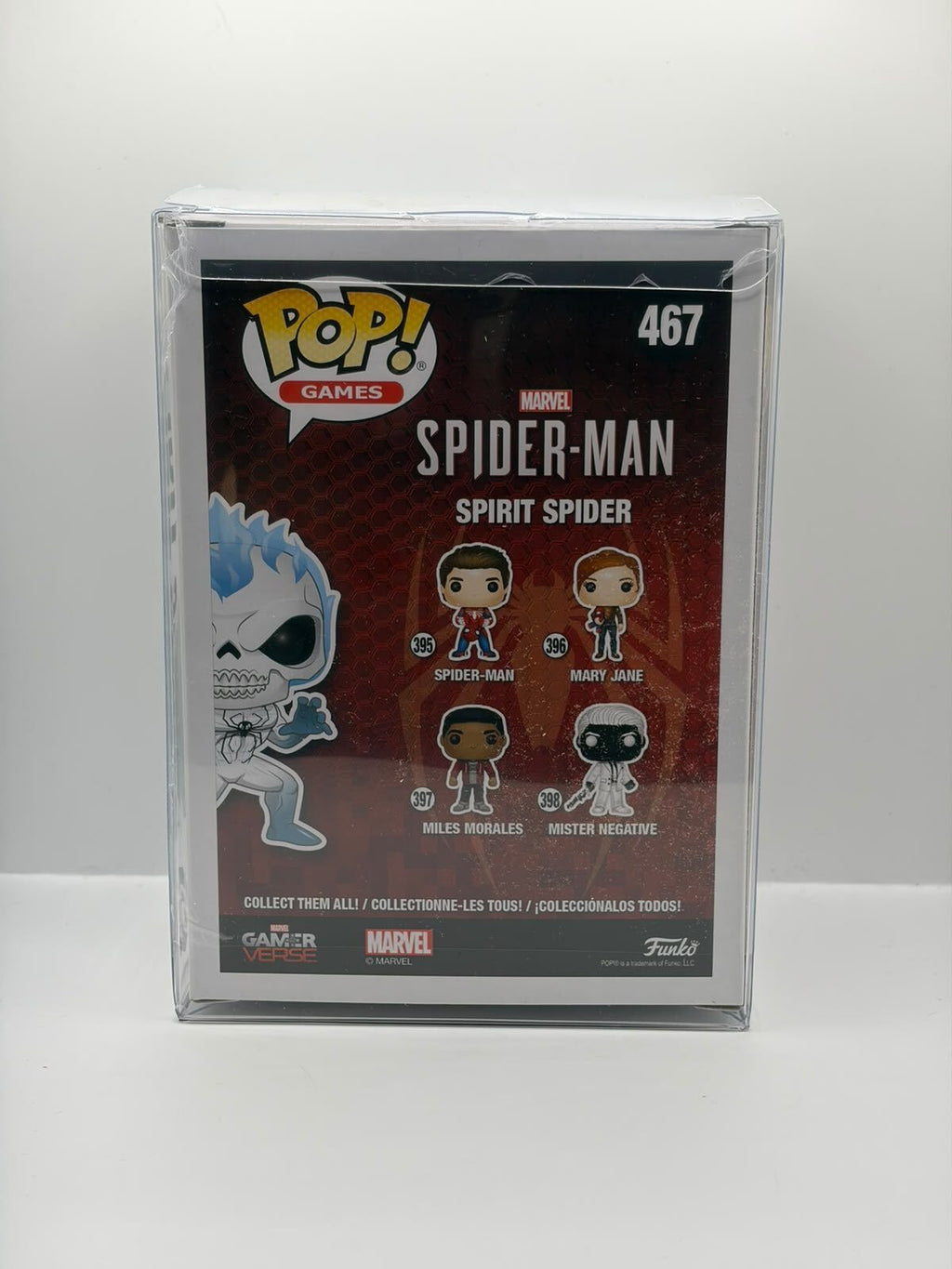 Funko Pop! Games Marvel Spider-Man Spirit Spider Glow in the Dark Vinyl Figure #467