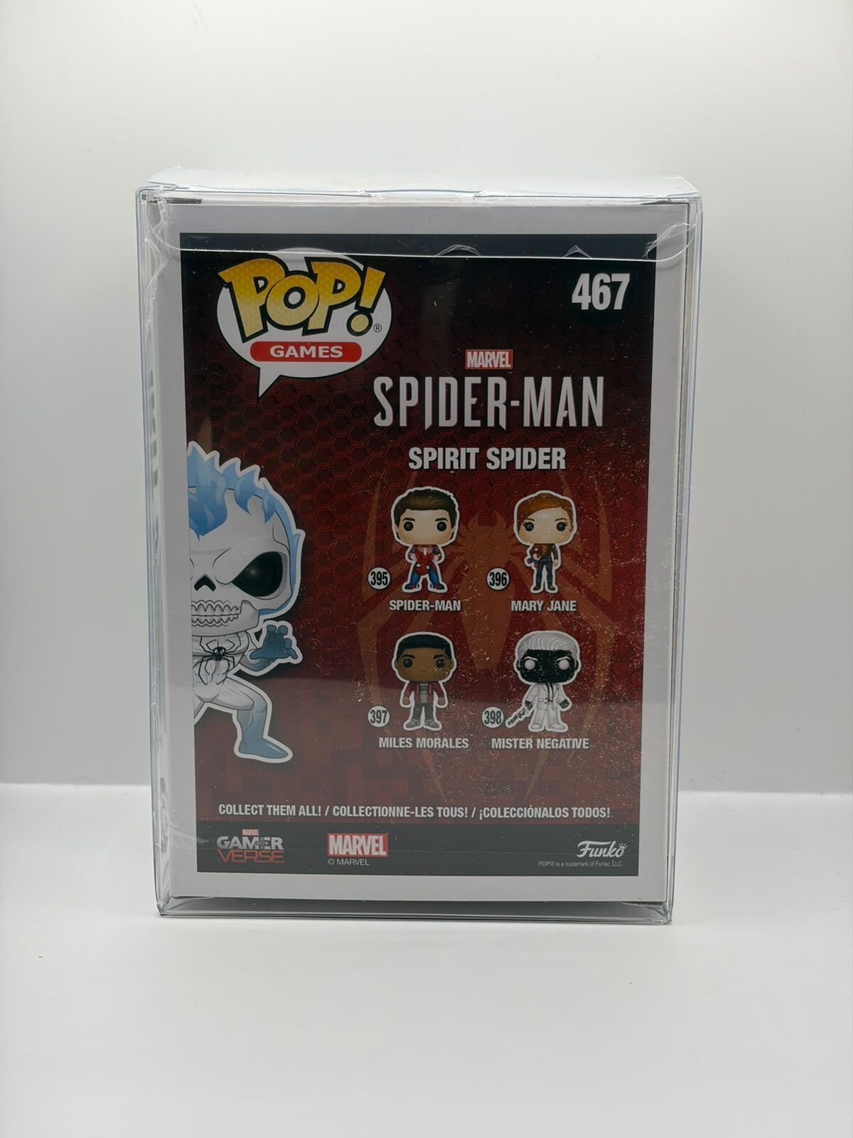 Funko Pop! Games Marvel Spider-Man Spirit Spider Glow in the Dark Vinyl Figure #467